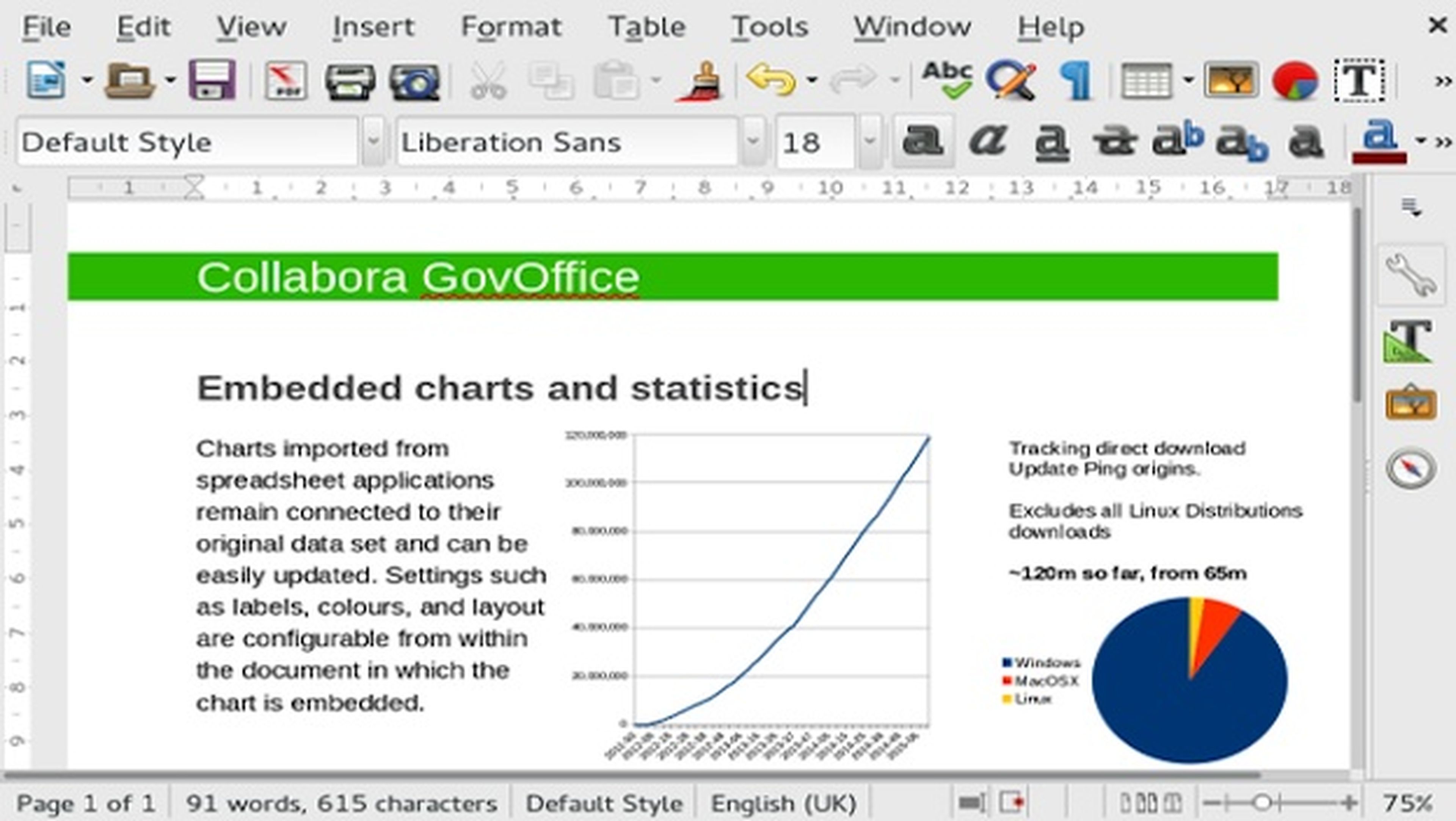 LibreOffice consigue introducirse en el gobierno británico