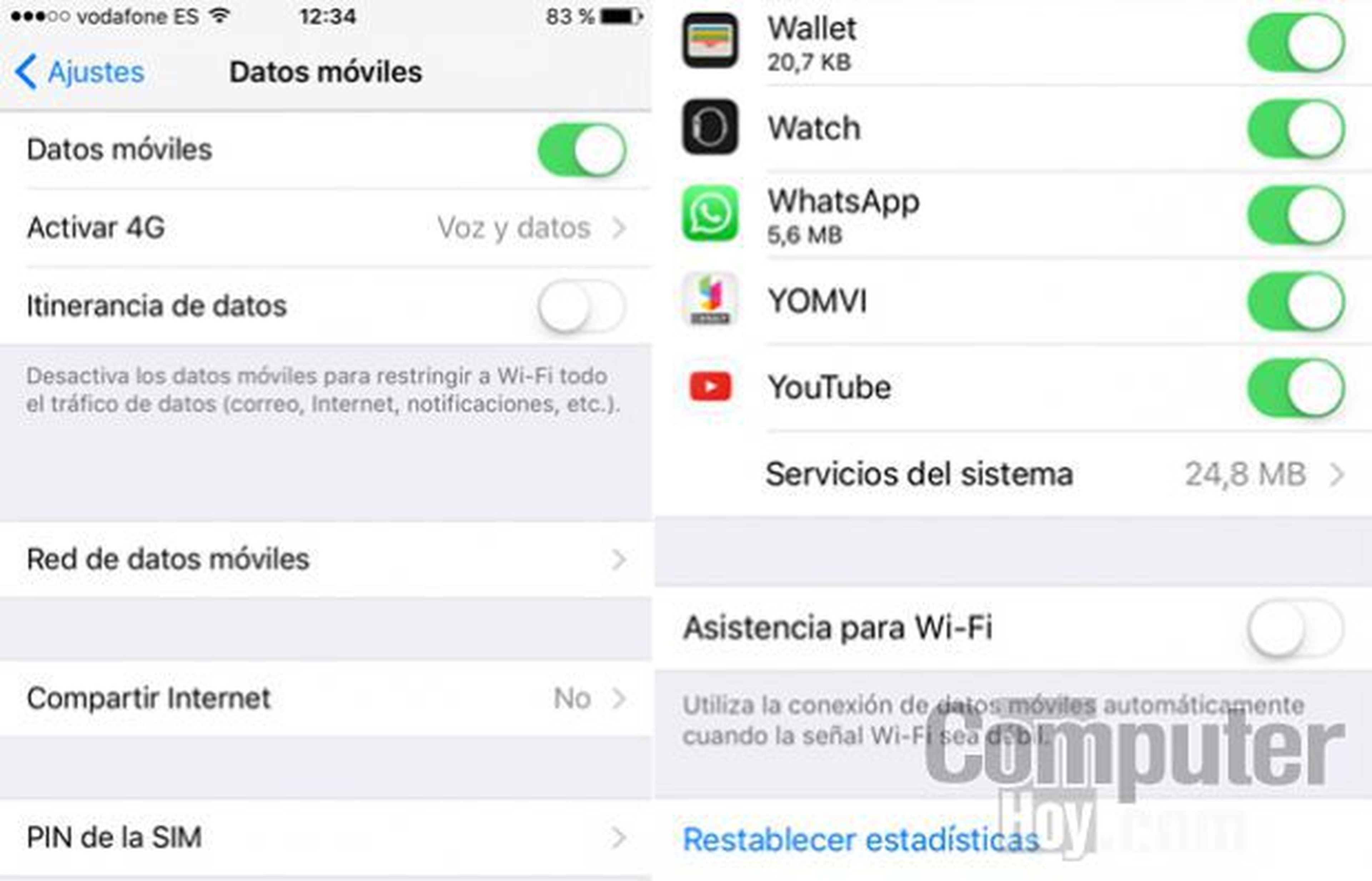 Asistencia para WiFi iOS 9