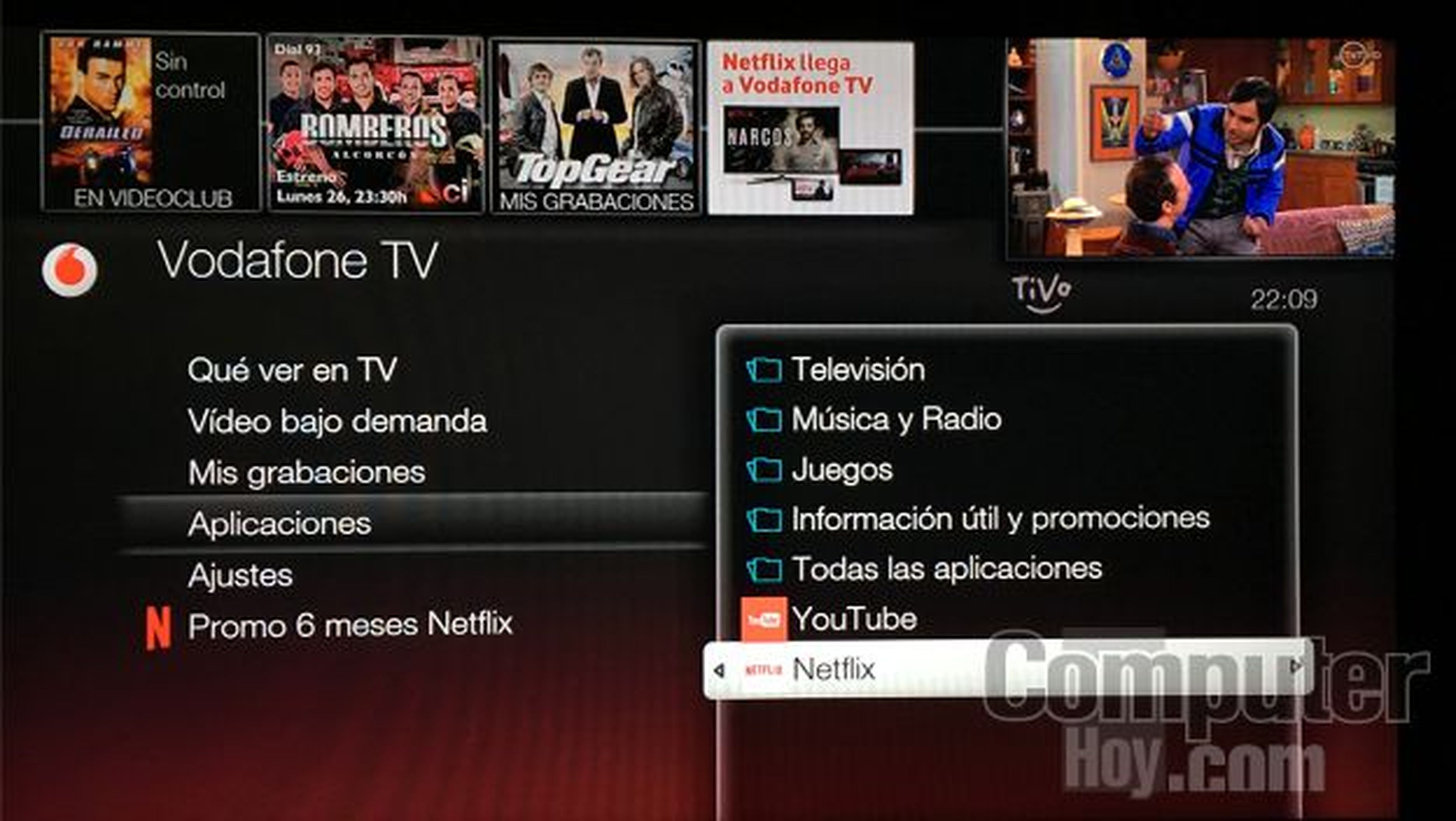 Cómo ver Netflix gratis durante 6 meses con Vodafone TV