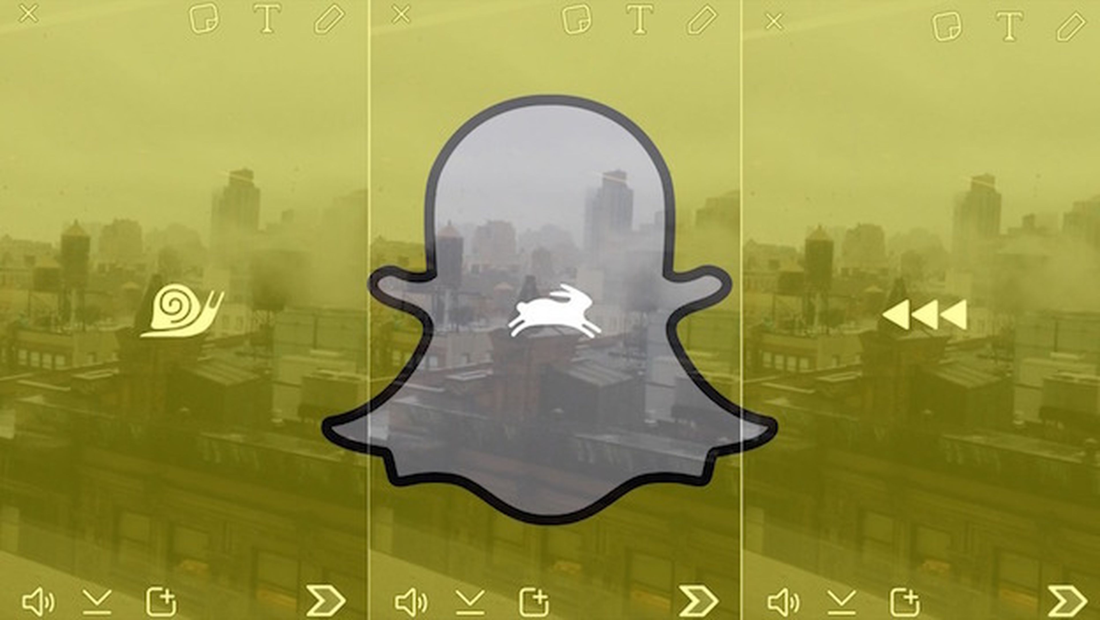 Snapchat te deja acelerar, ralentizar y adelantar vídeos