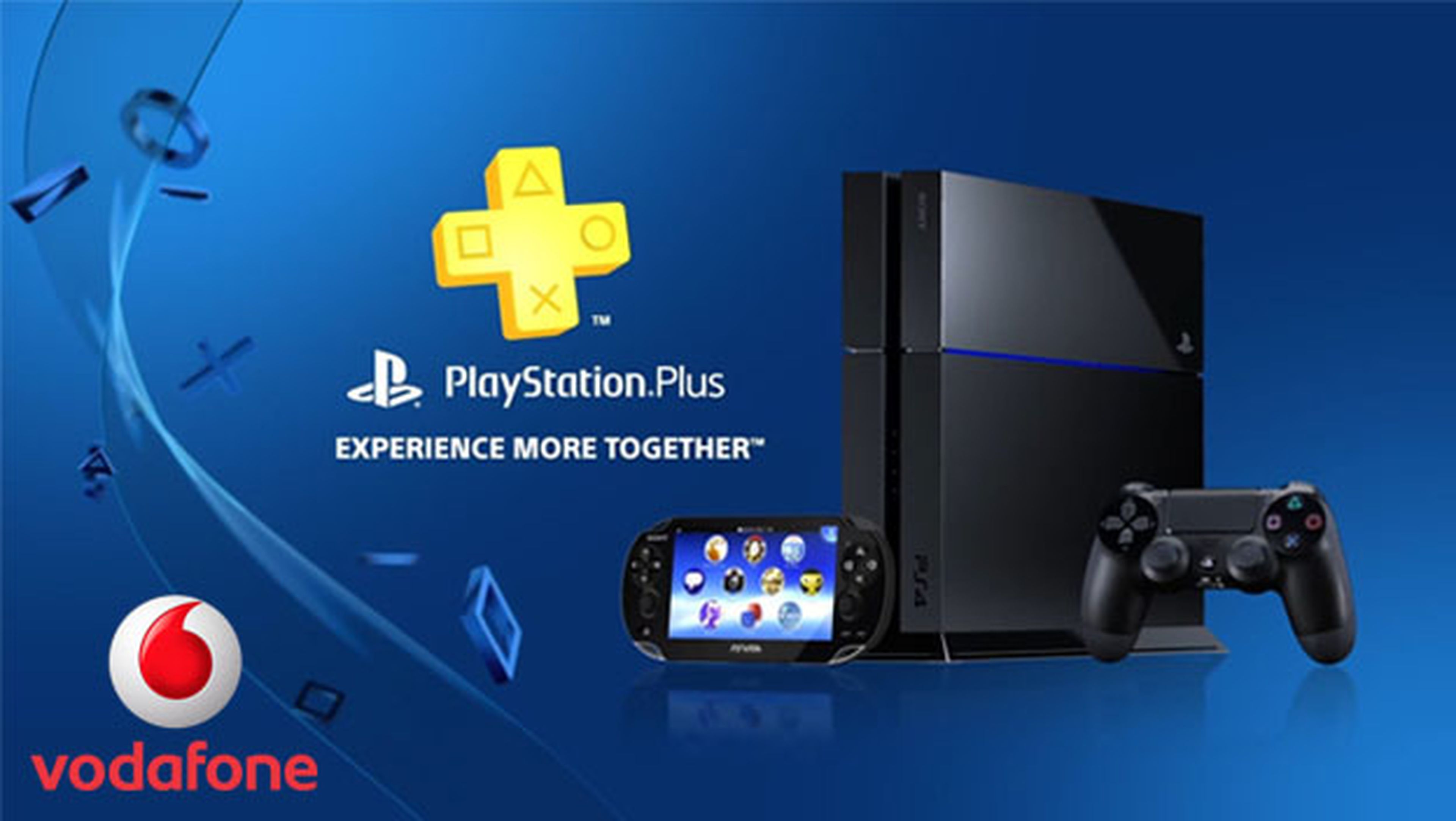 PlayStation Plus gratis durante 1 año clientes Vodafone