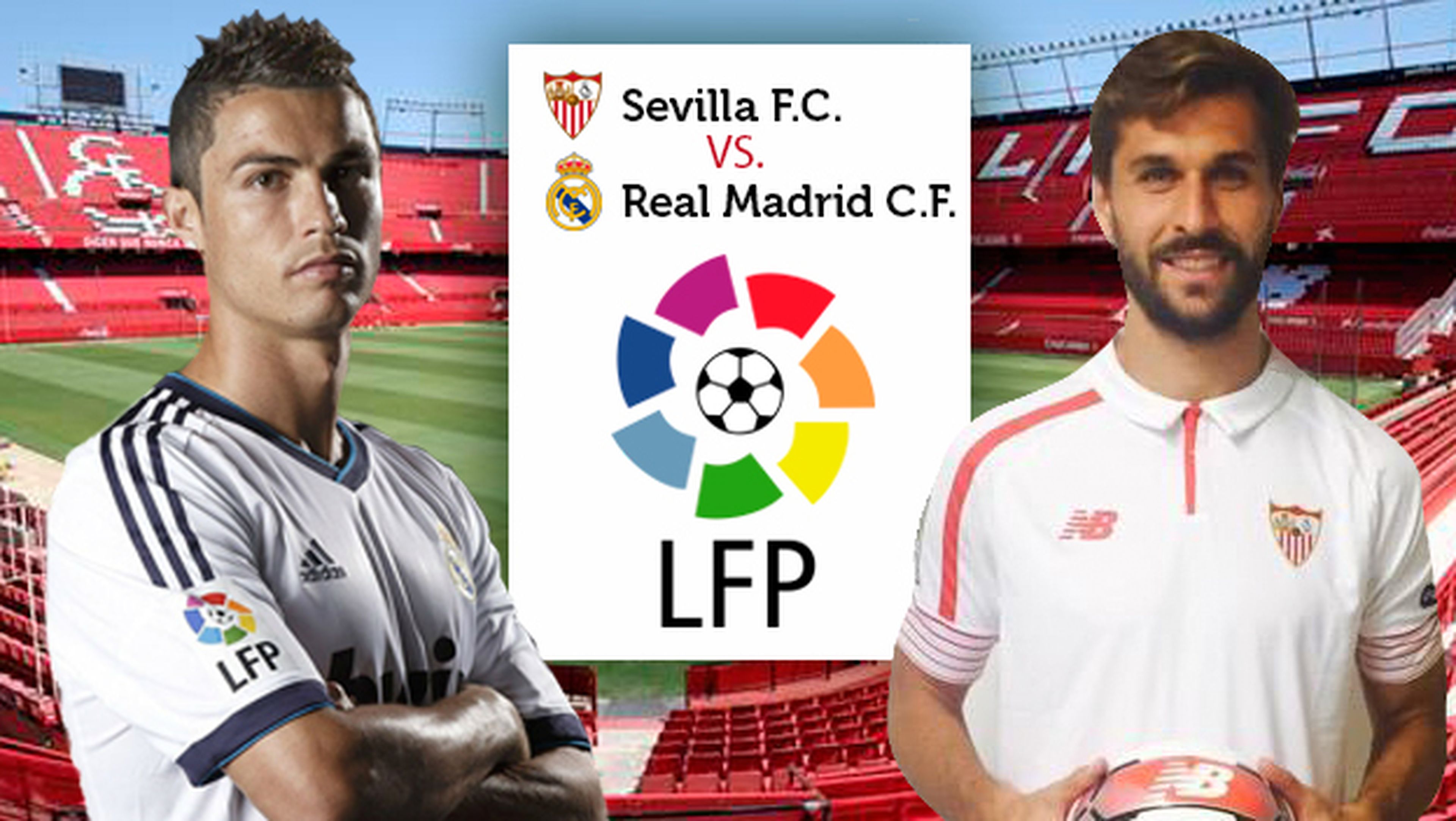 Cómo ver online y en directo el Sevilla vs Real Madrid de Liga en Internet por streaming
