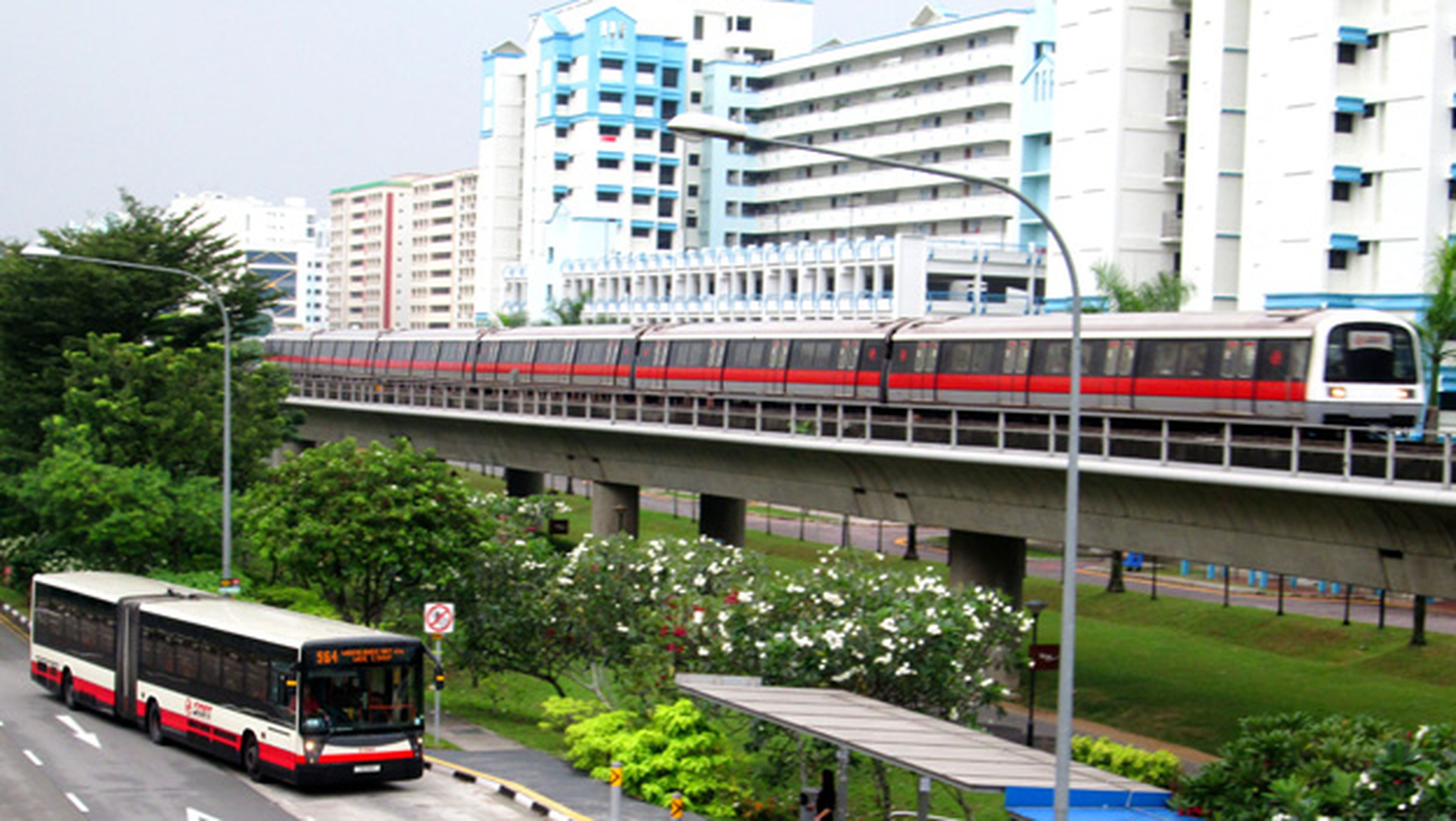 transporte publico Singapur