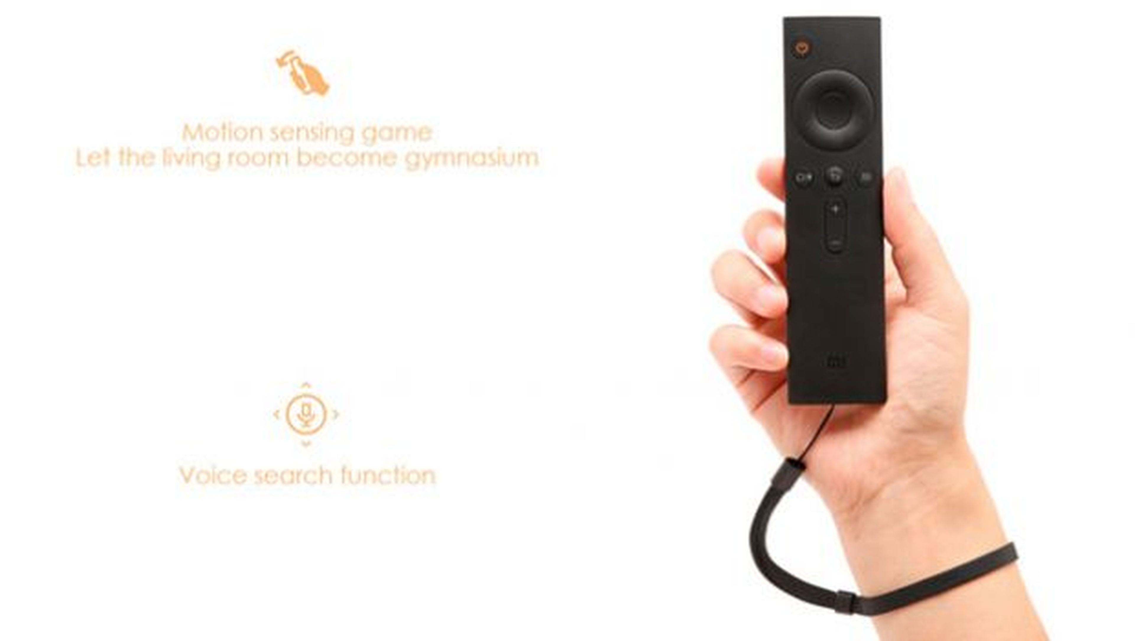 El mando del Xiaomi Mi TV Box 3 cuenta con un sistema de reconocimiento de voz