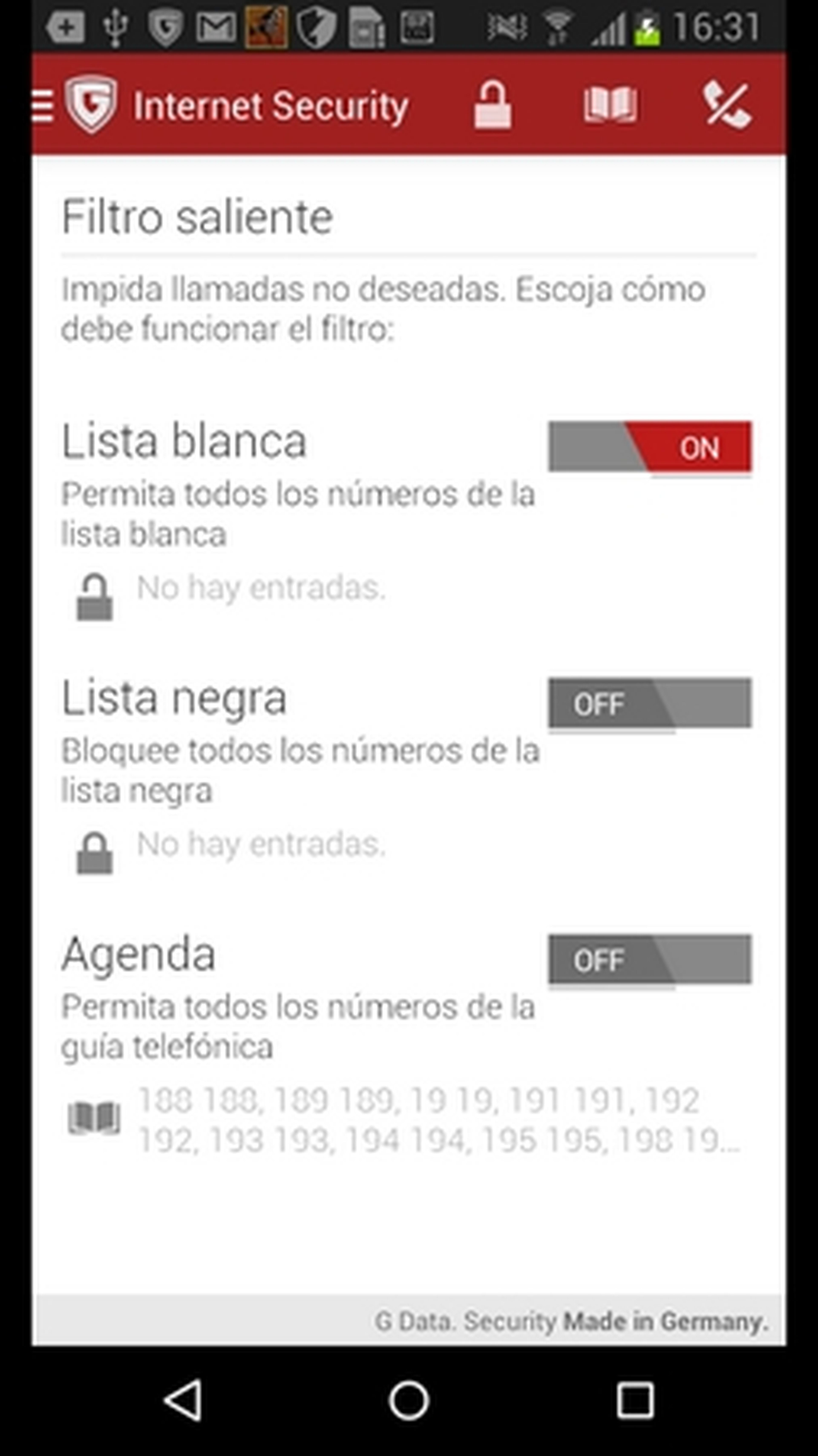 G DATA Internet Security para Android protege del malware en el smartphone