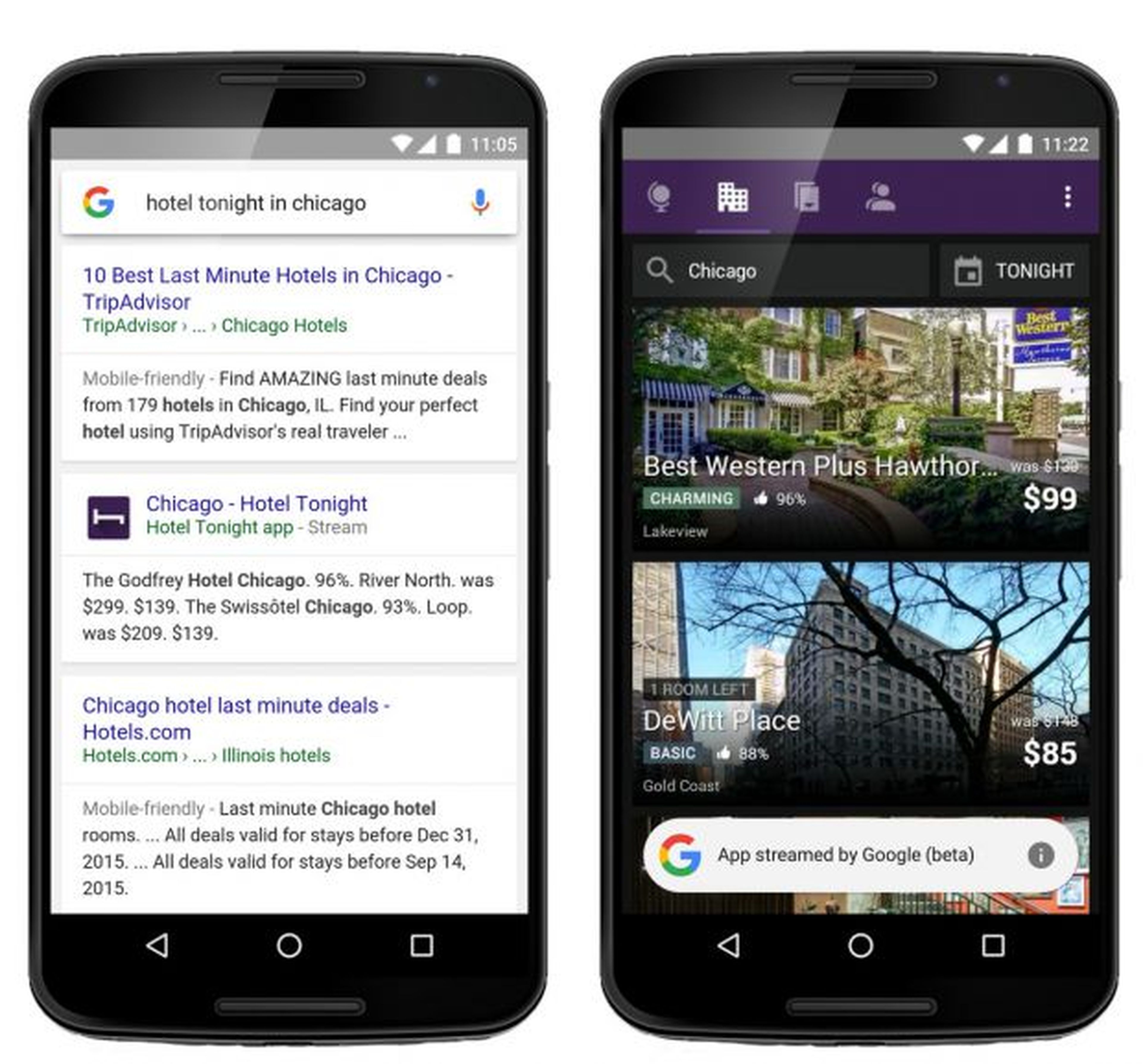 Google permite probar apps de Android sin descargarlas