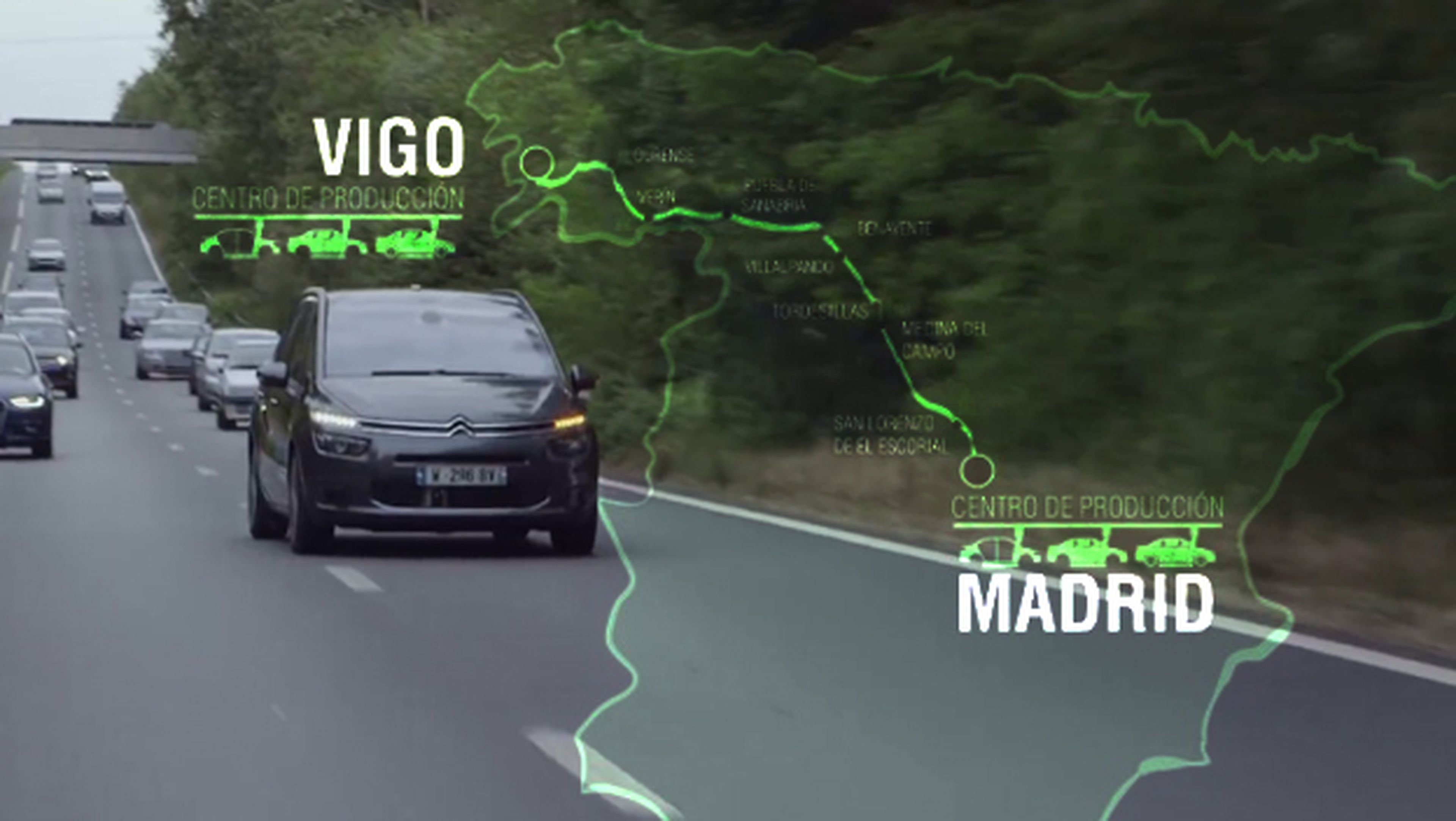 El primer coche autónomo en España viaja de Vigo a Madrid