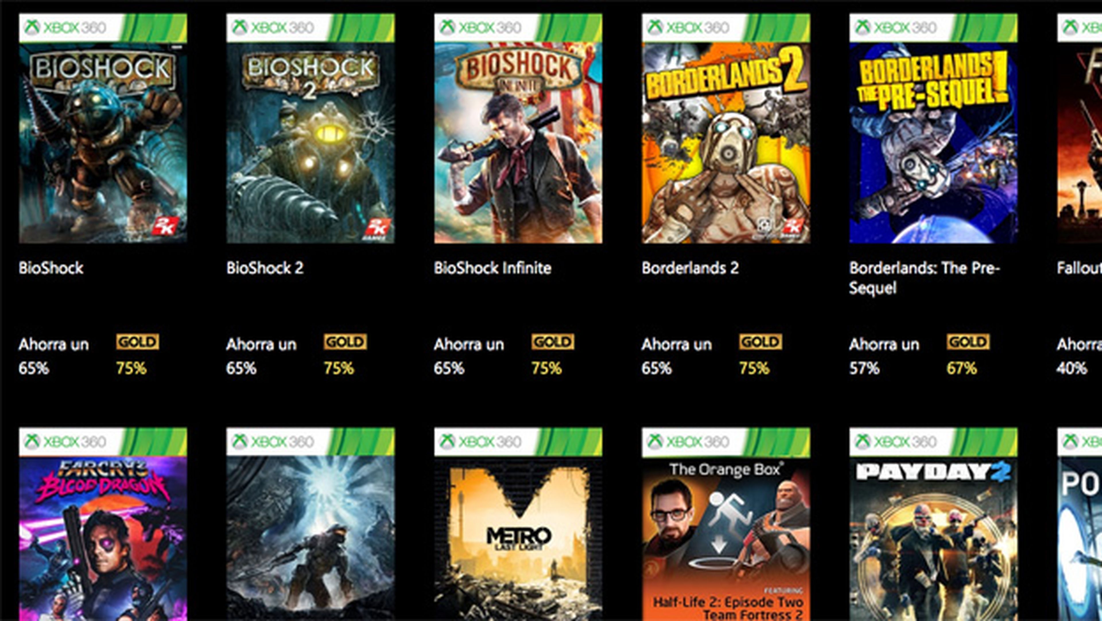 El Black Friday llega a Xbox One y Xbox 360