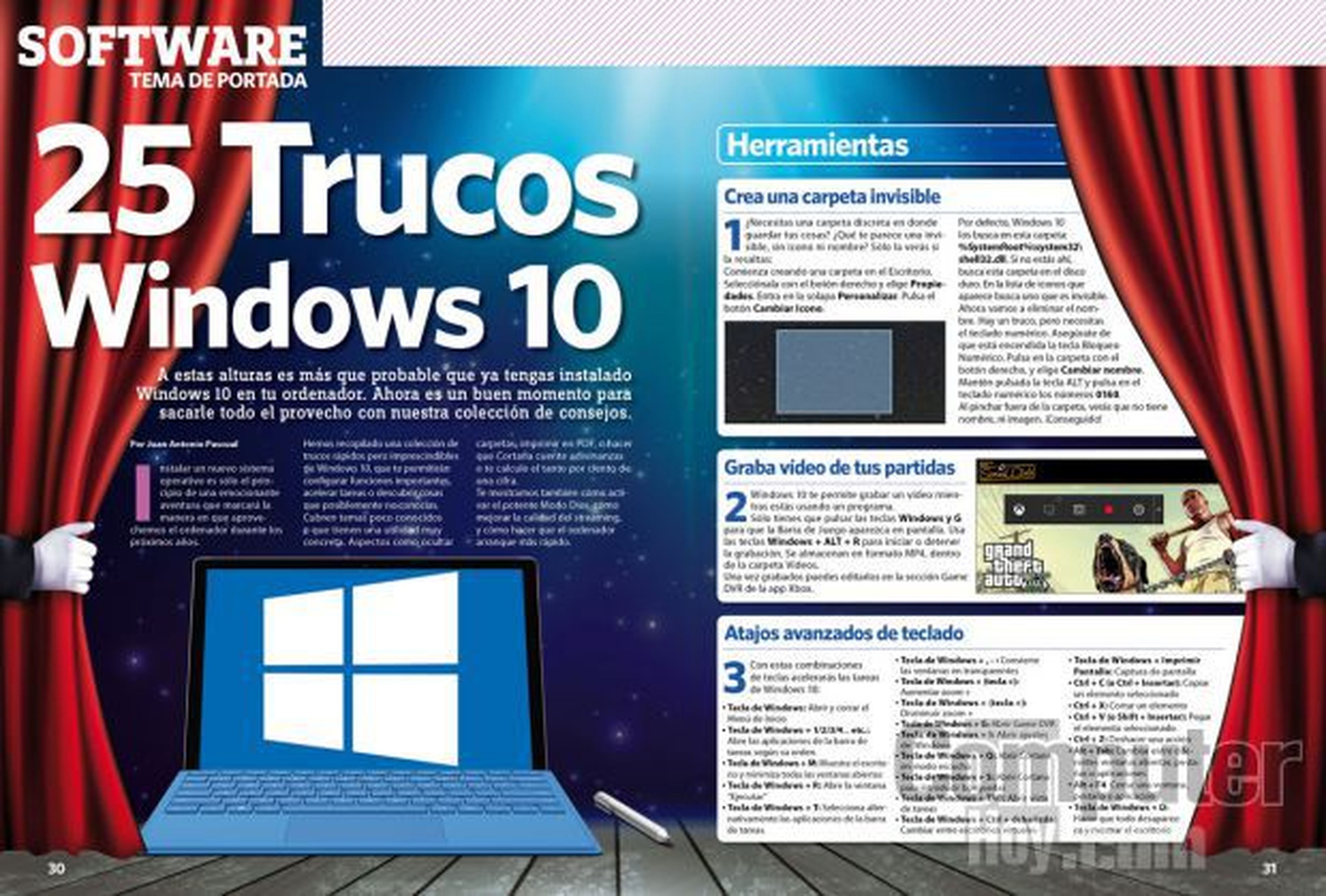 25 trucos para Windows 10
