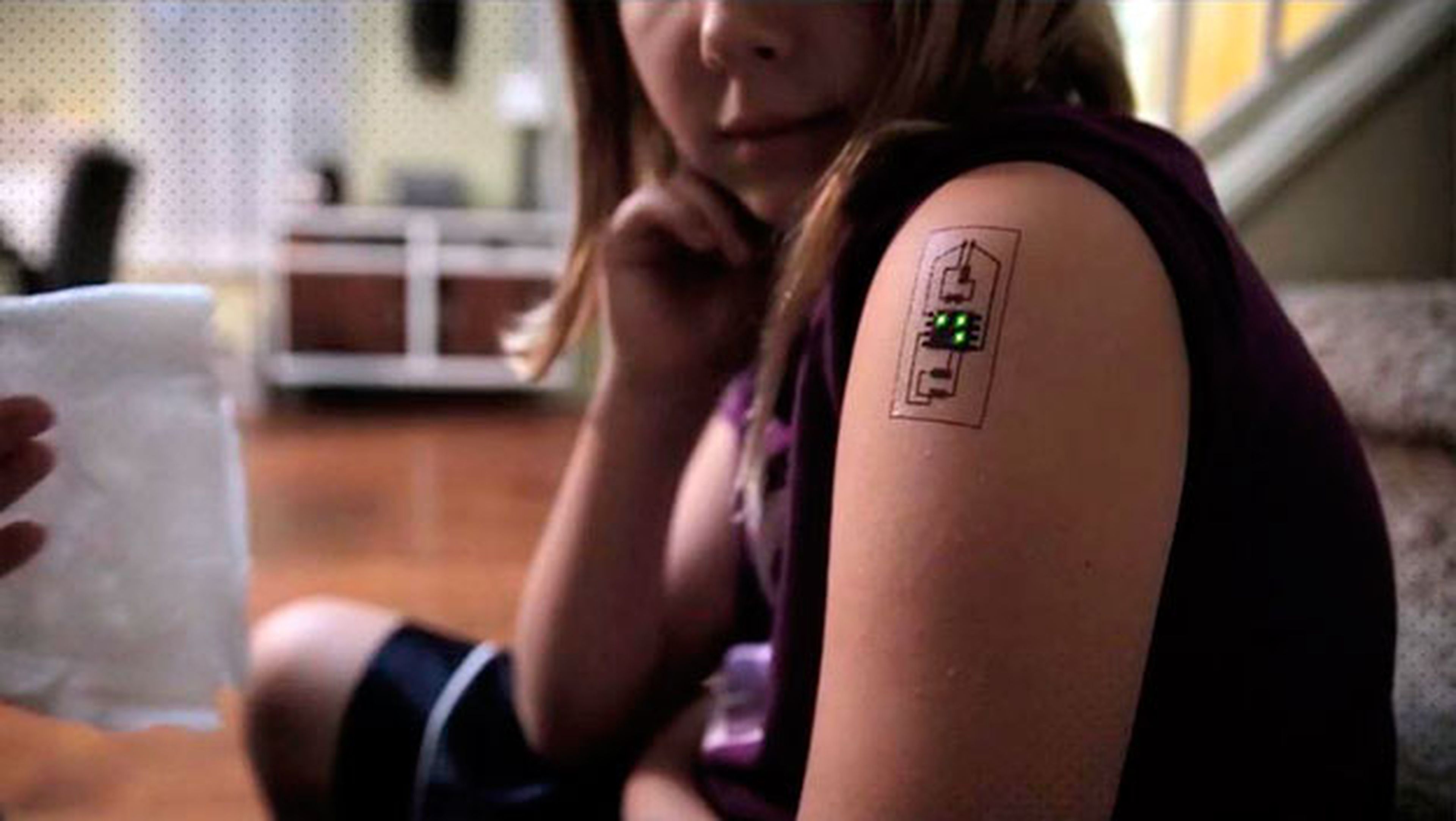Tatuajes electrónicos para controlar la salud o la ubicación