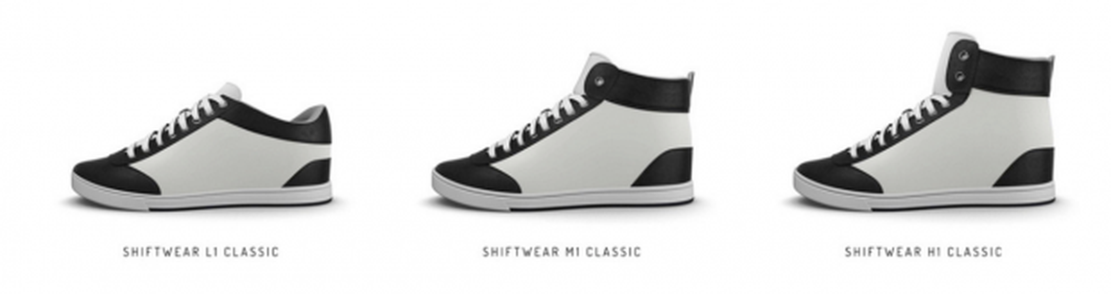 ShiftWear: zapatillas de tinta electrónica que cambian de diseño
