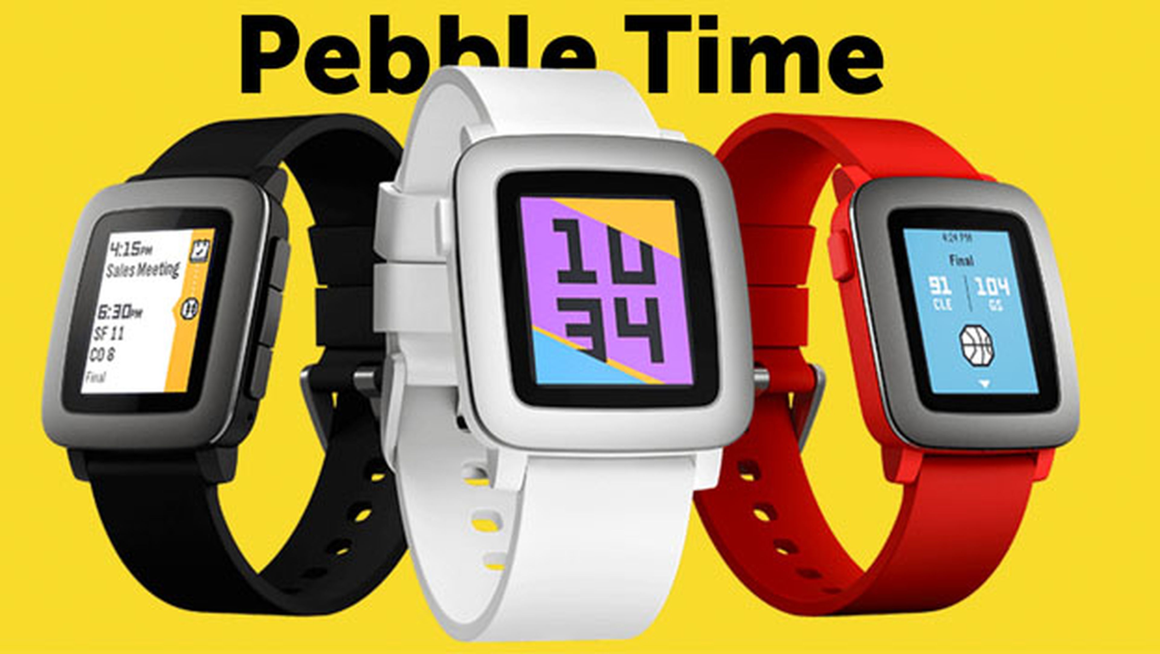 Pebble Time mejores smartwatch 2015