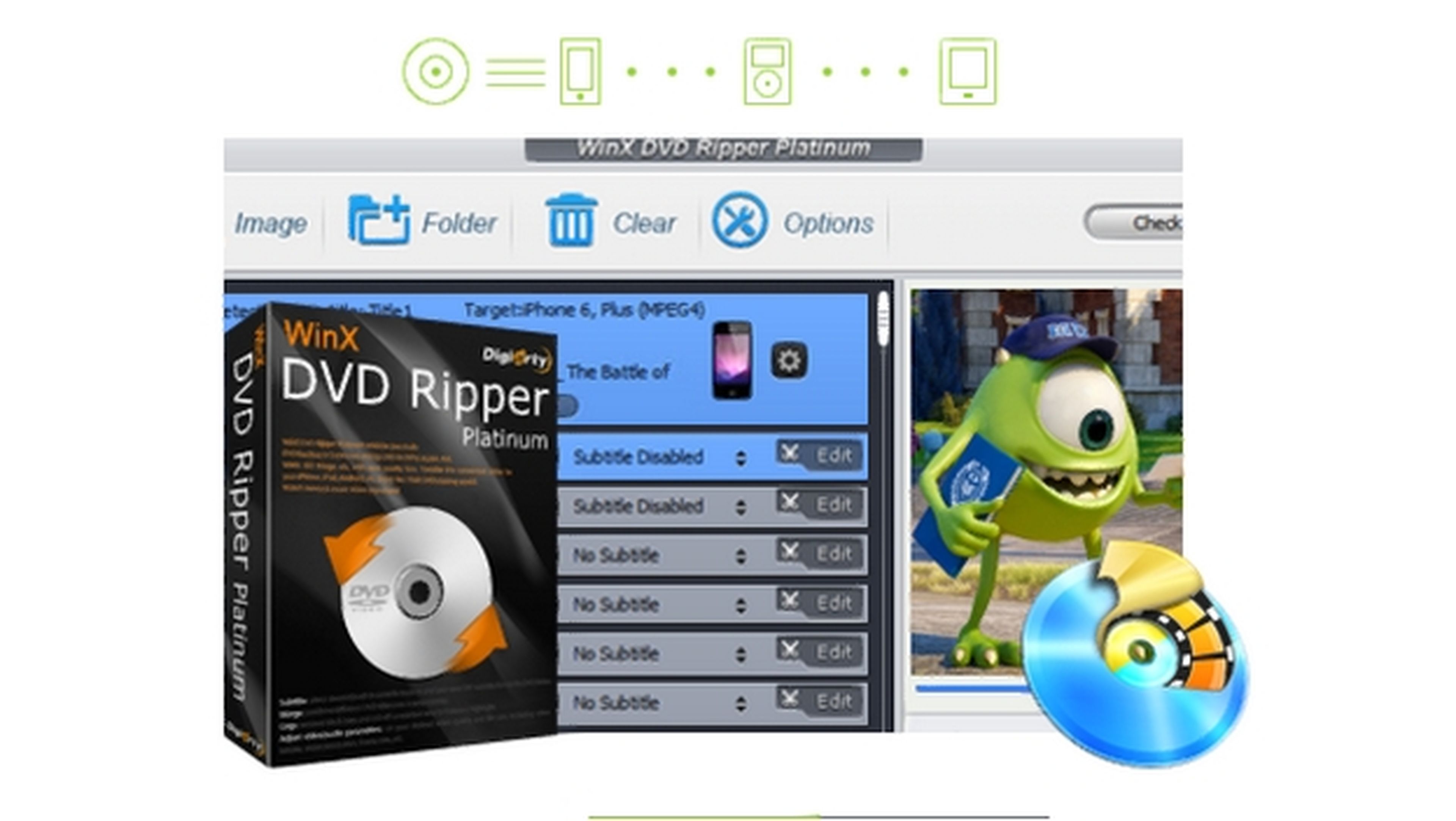 Descomponer Flor de la ciudad Ingresos Oferta limitada: WinX DVD Ripper Platinum, convierte tus DVDs a MP4, AVI,  ISO gratis | Computer Hoy