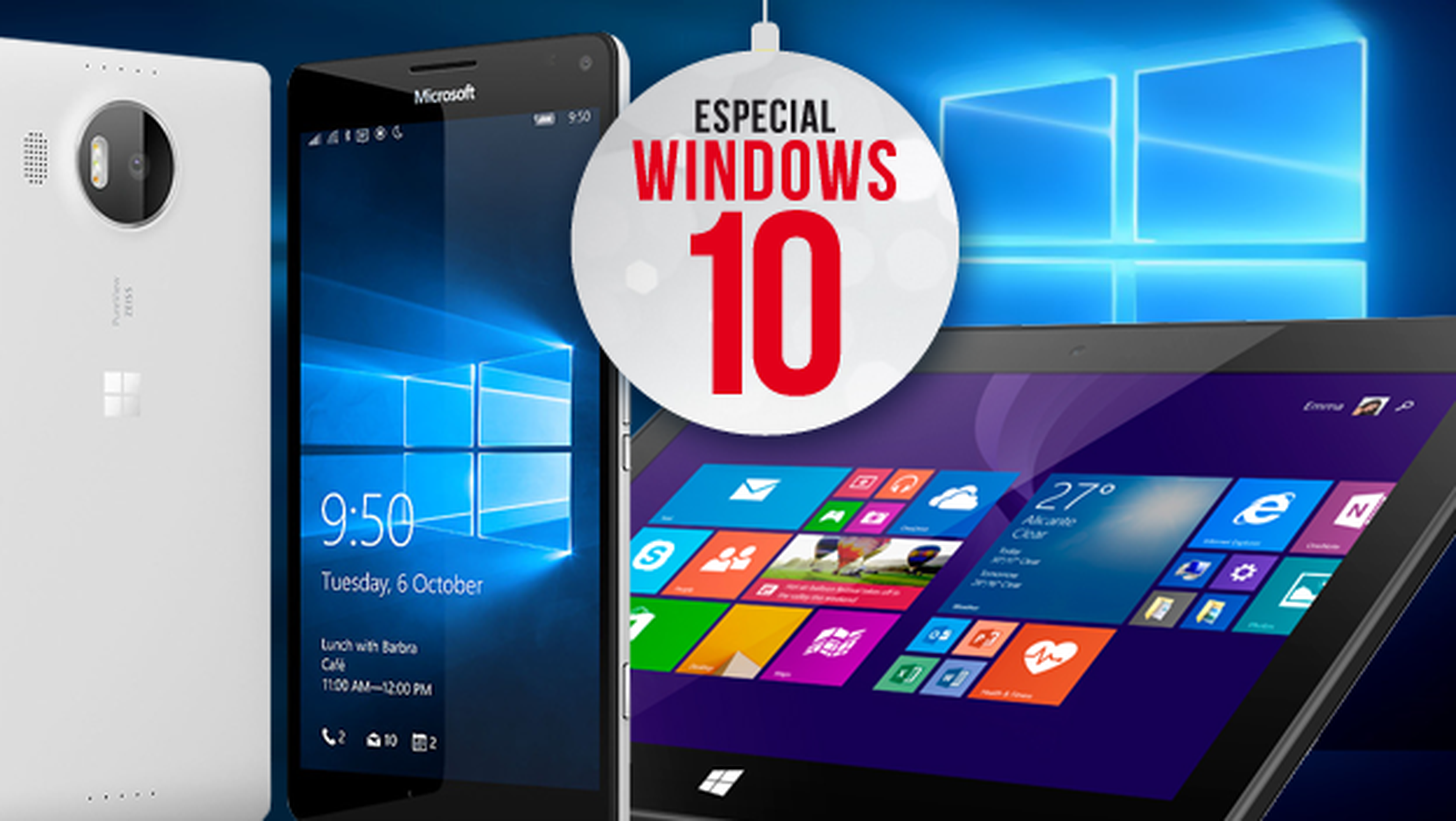 Los mejores móviles y tablets con Windows 10