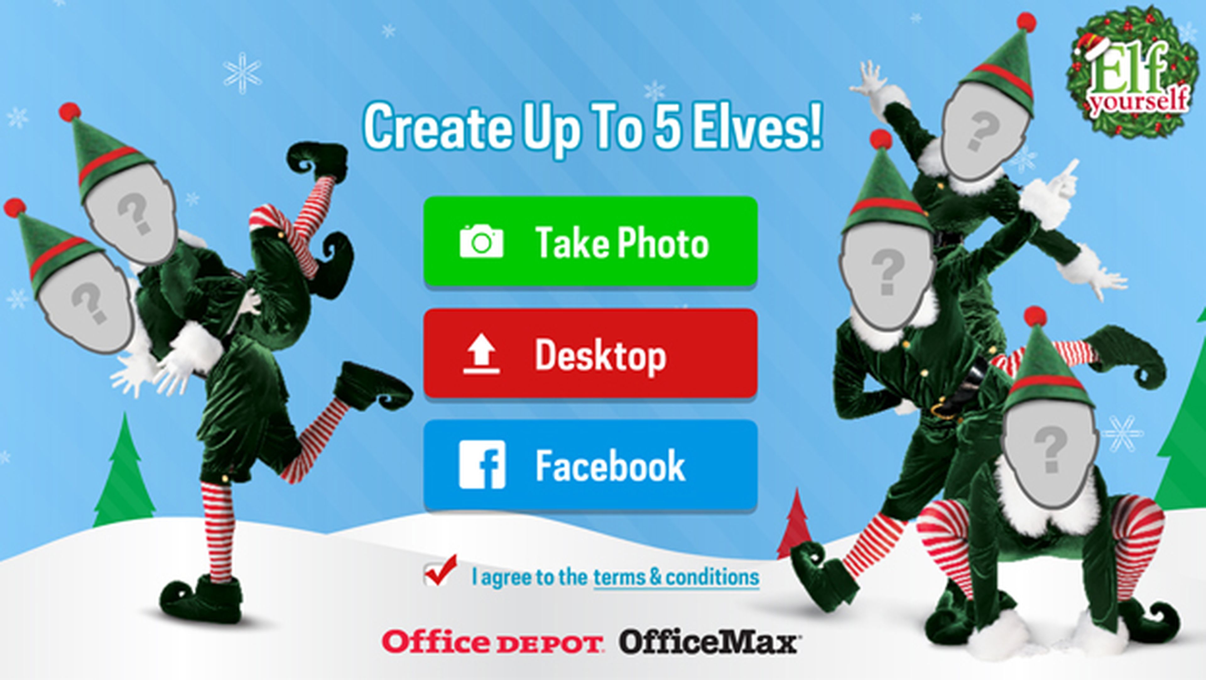 Elf Yourself Apps webs crear postales Navidad