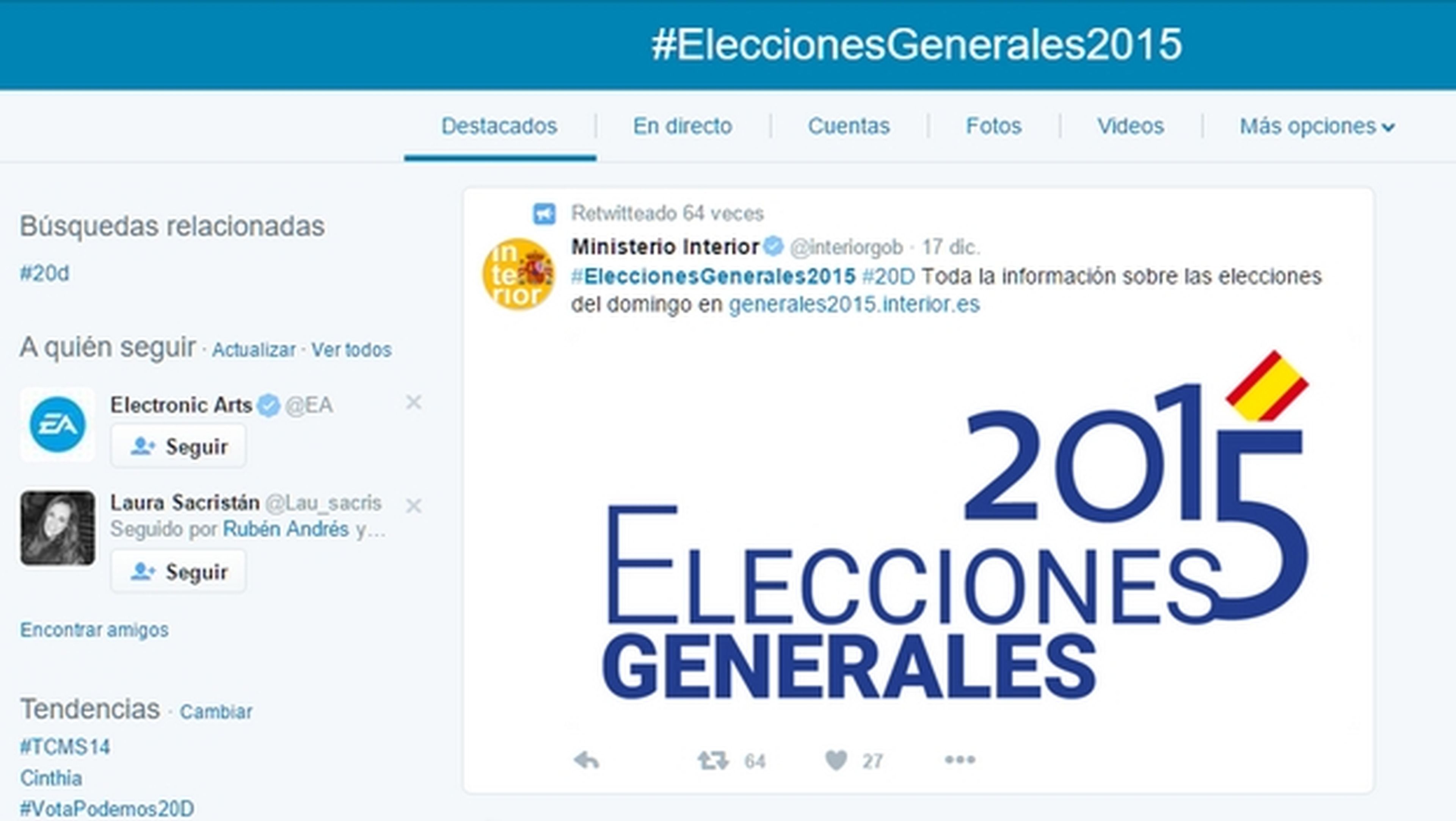 Cómo seguir los resultados de las Elecciones Generales 2015