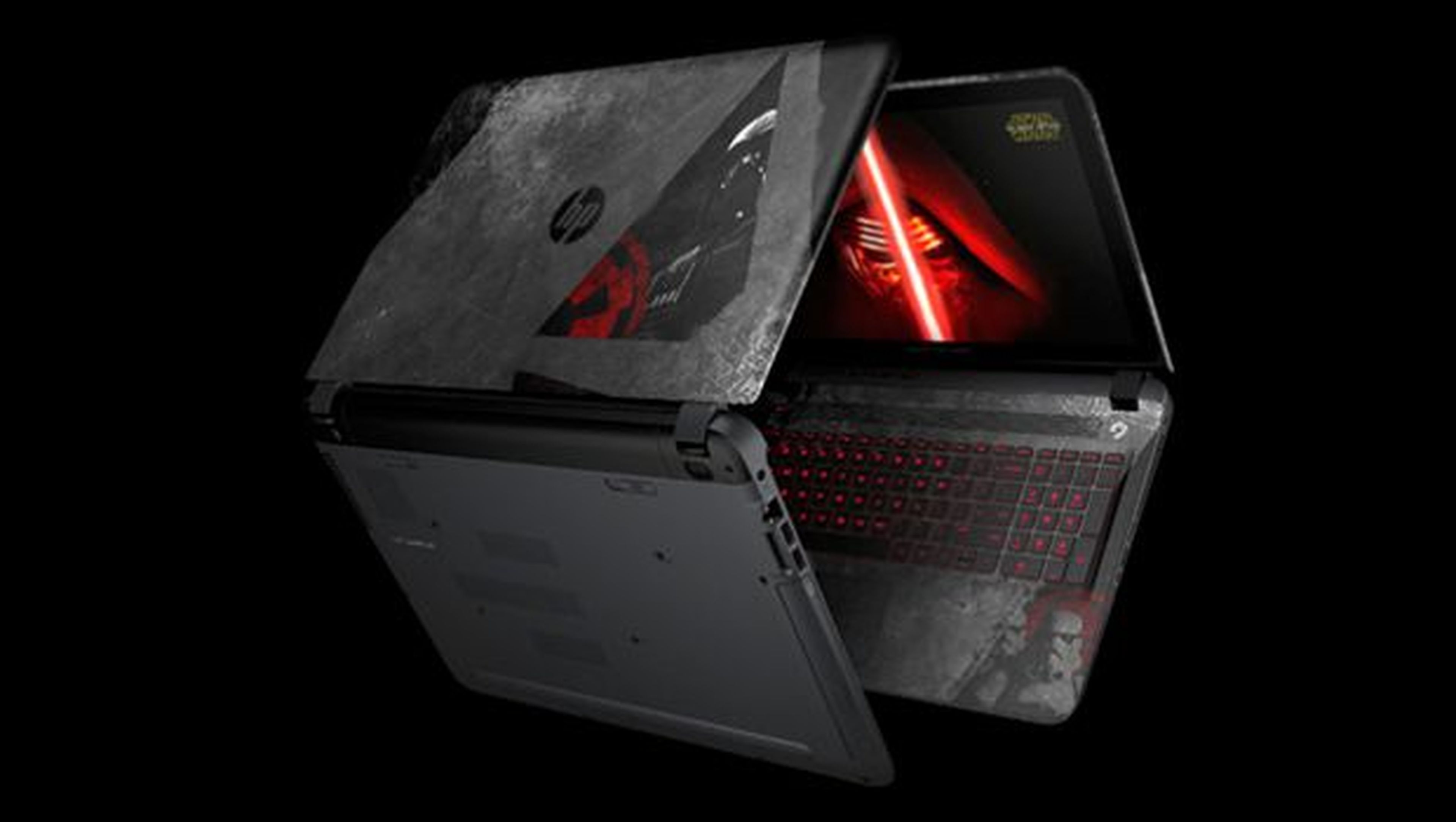 El HP Pavilion 15 Edición Especial Star Wars es atractivo tanto por dentro, como por fuera, por ese motivo lo hemos incluido en nuestra selección de los mejores portátiles gaming con Windows 10.