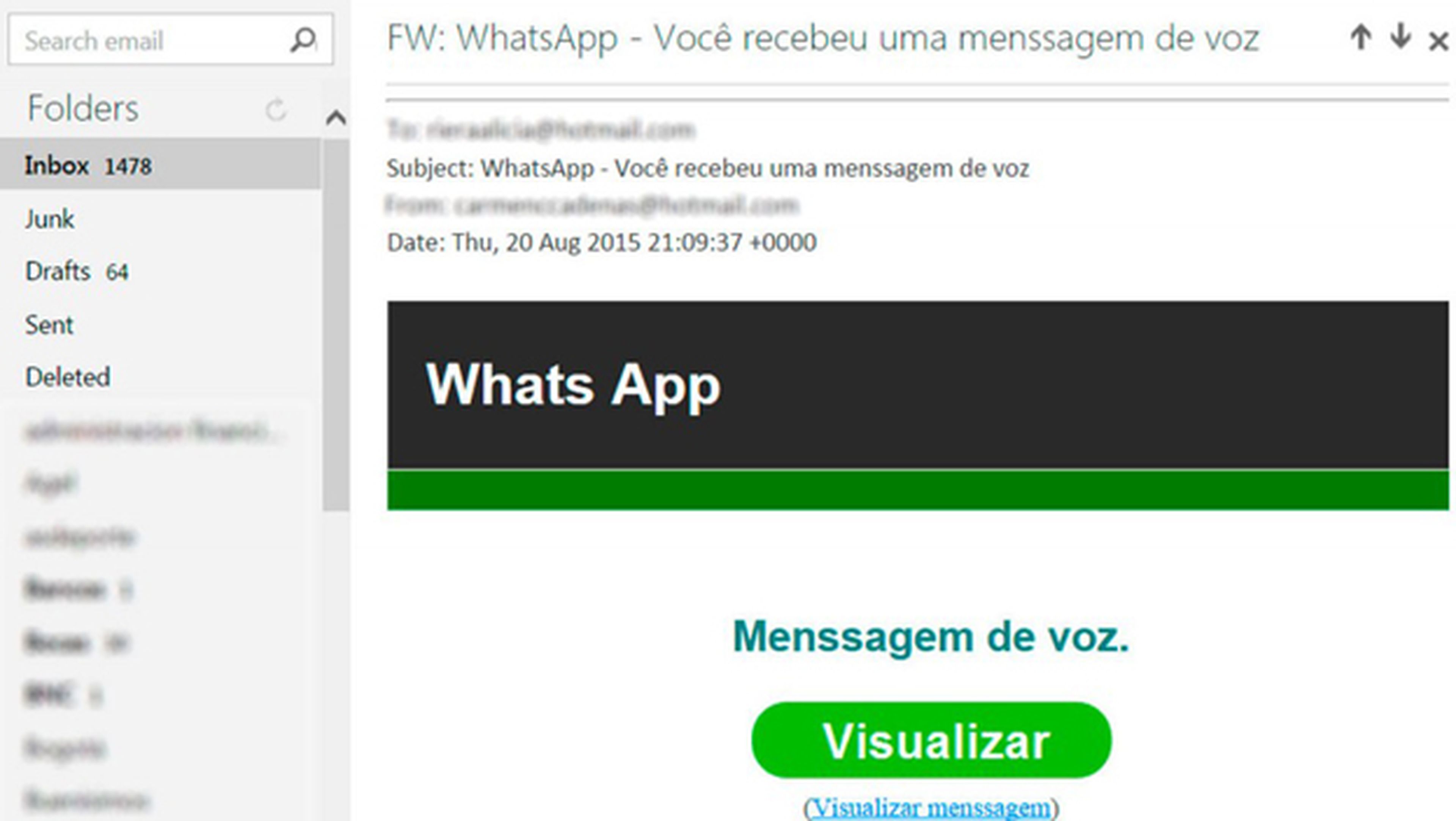 Mensajes de voz en WhatsApp