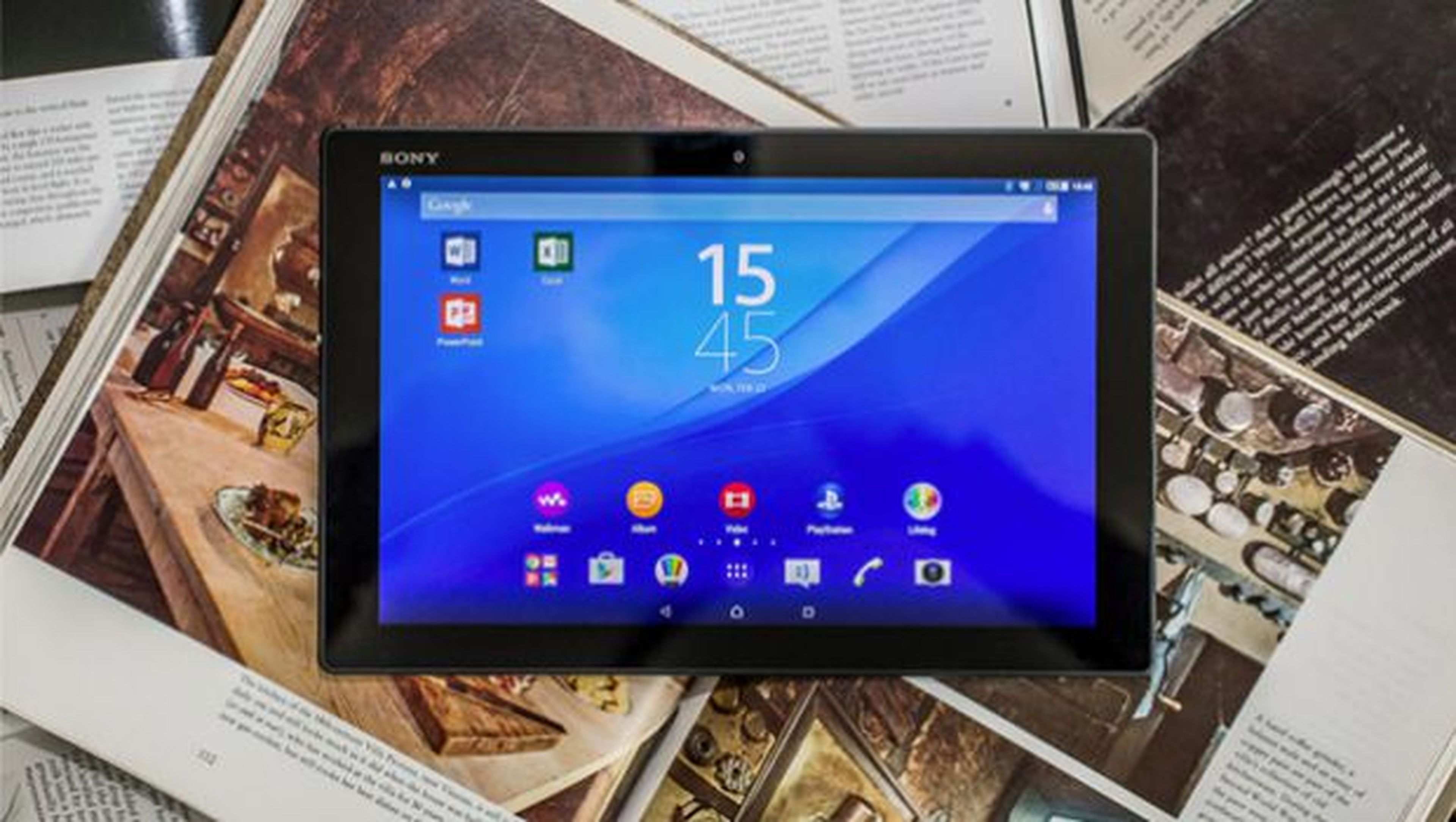 El de la Xperia Z4 Tablet es uno de los mejores conjuntos ópticos que encontrarás en este tamaño de pantalla.