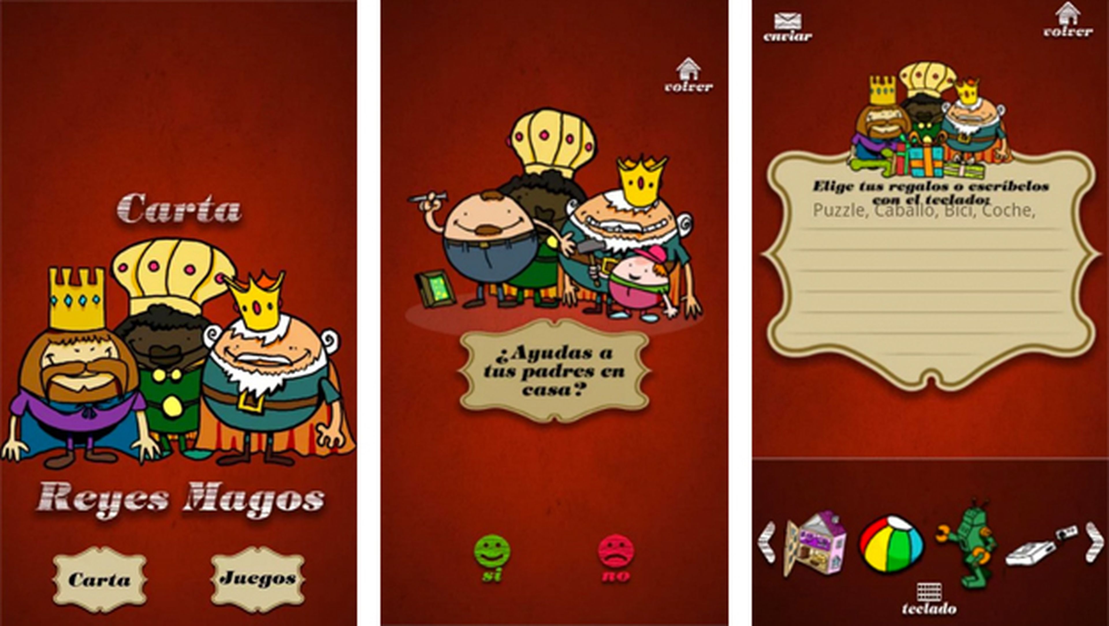 iCarta Reyes Magos apps carta reyes magos