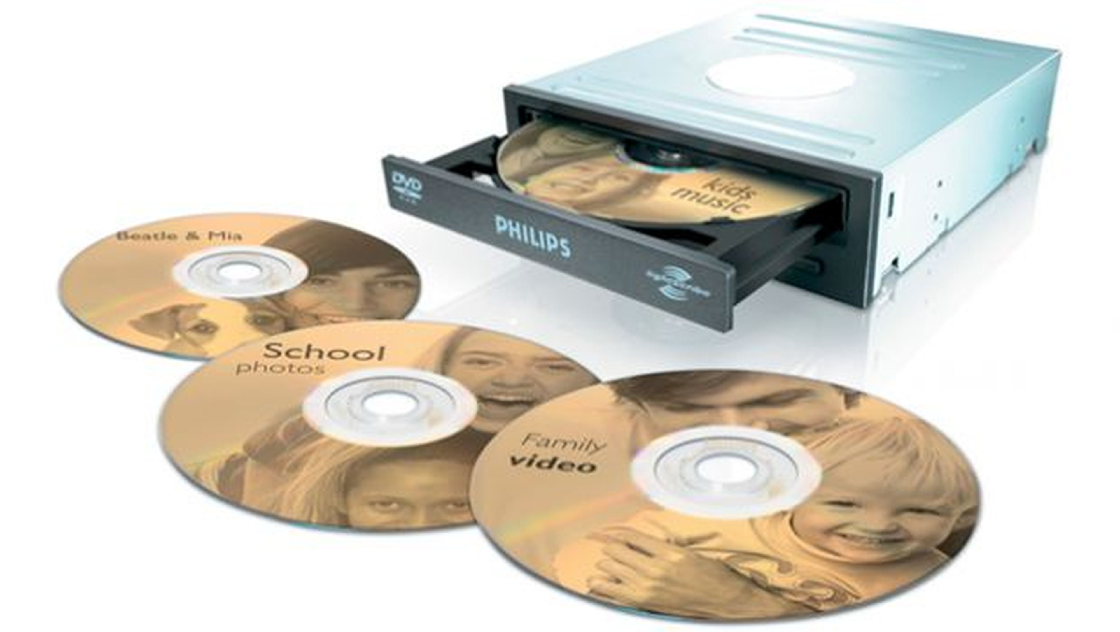 LightScribe permite crear imágenes y rótulos, directamente sobre la superficie de unos discos compatibles con este sistema de impresión.