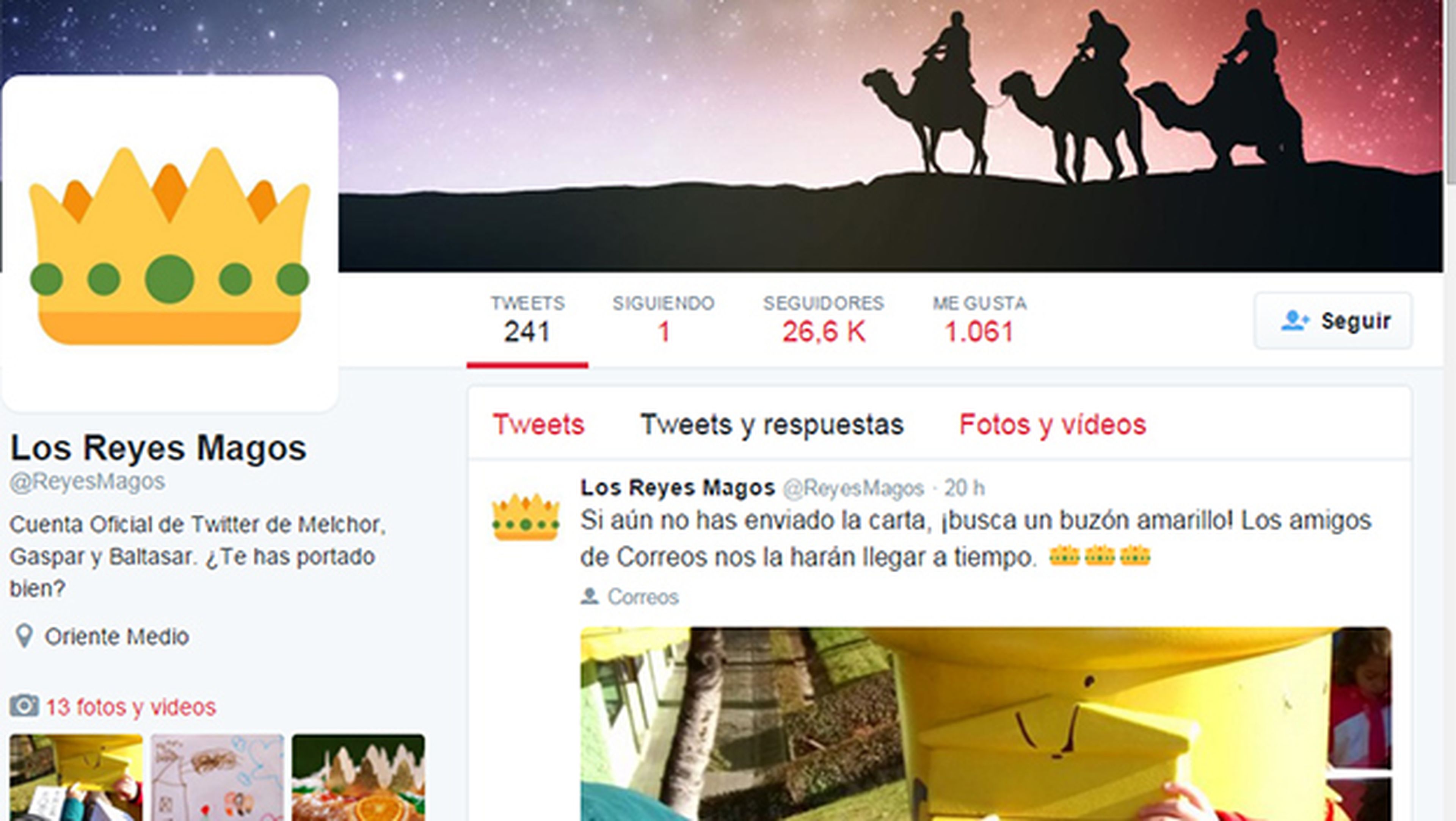 Reyes magos twitter, reyes magos redes sociales