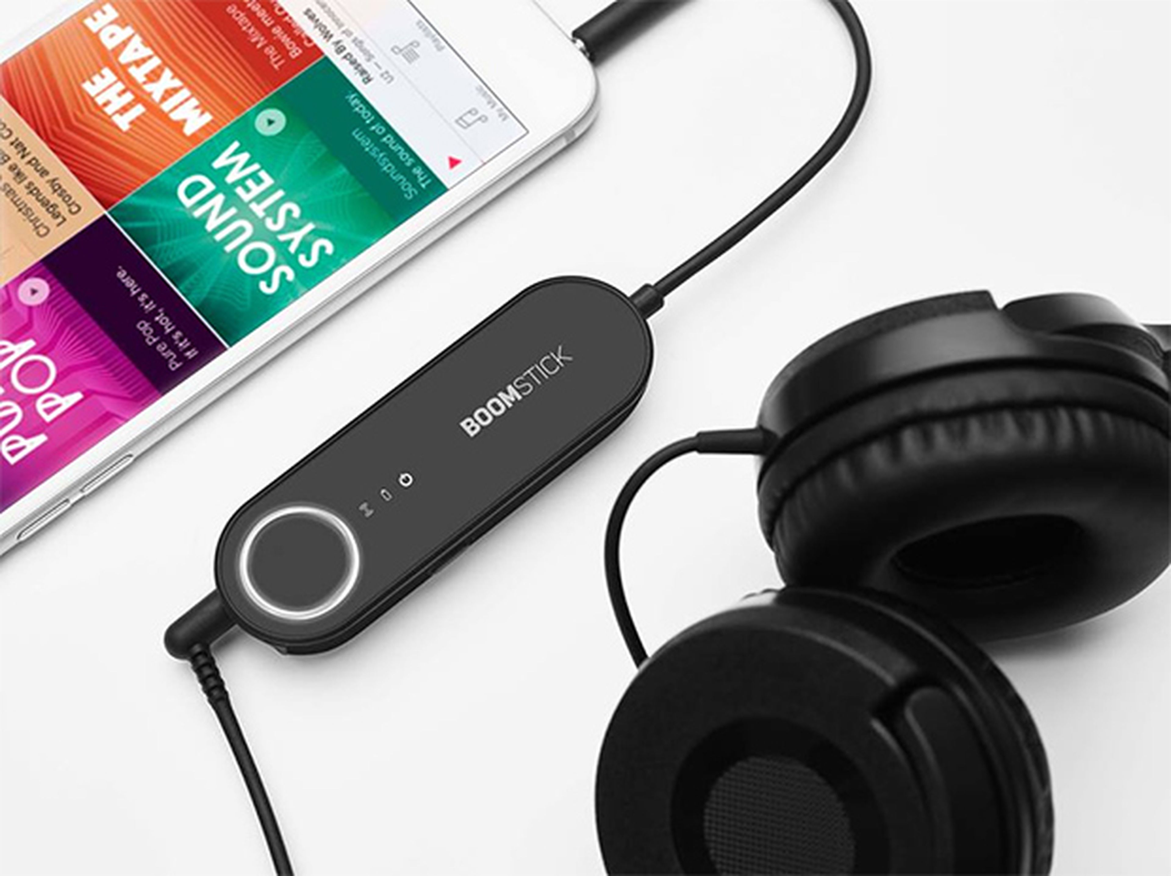 Boomstick, el gadget que mejora el sonido de tus auriculares