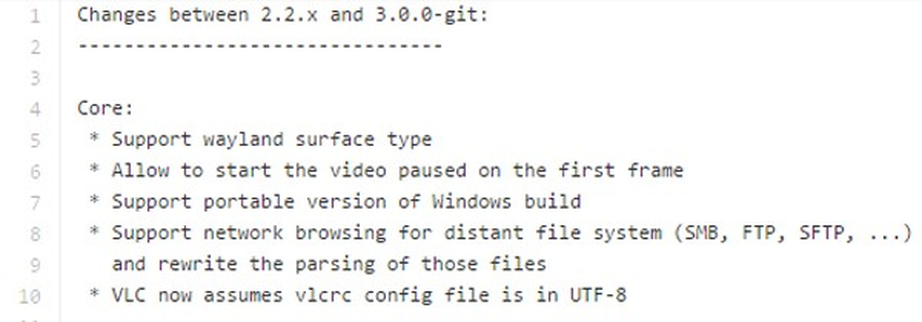 Actualización VLC 3.0