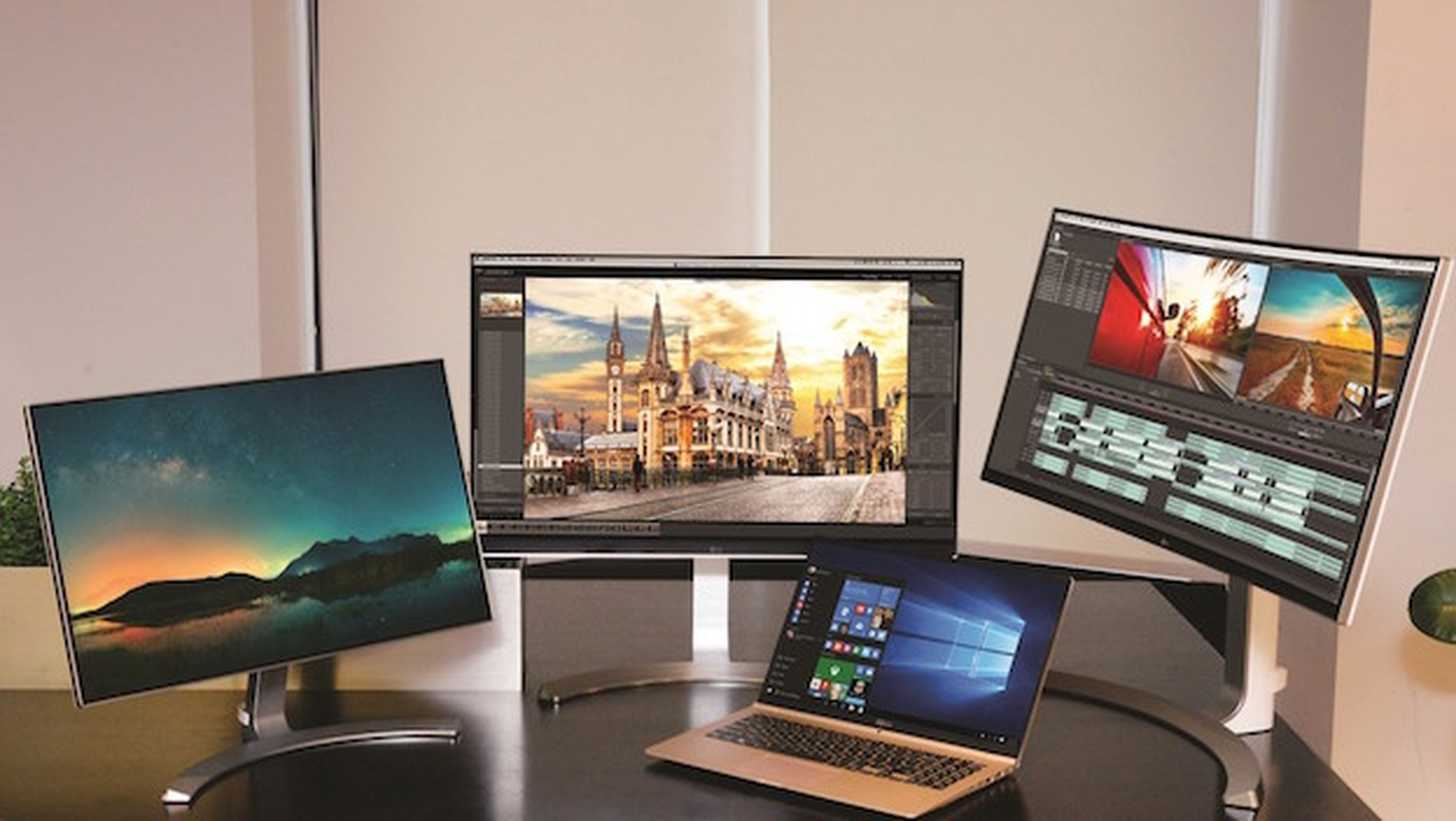 LG presenta nueva línea de monitores y PC