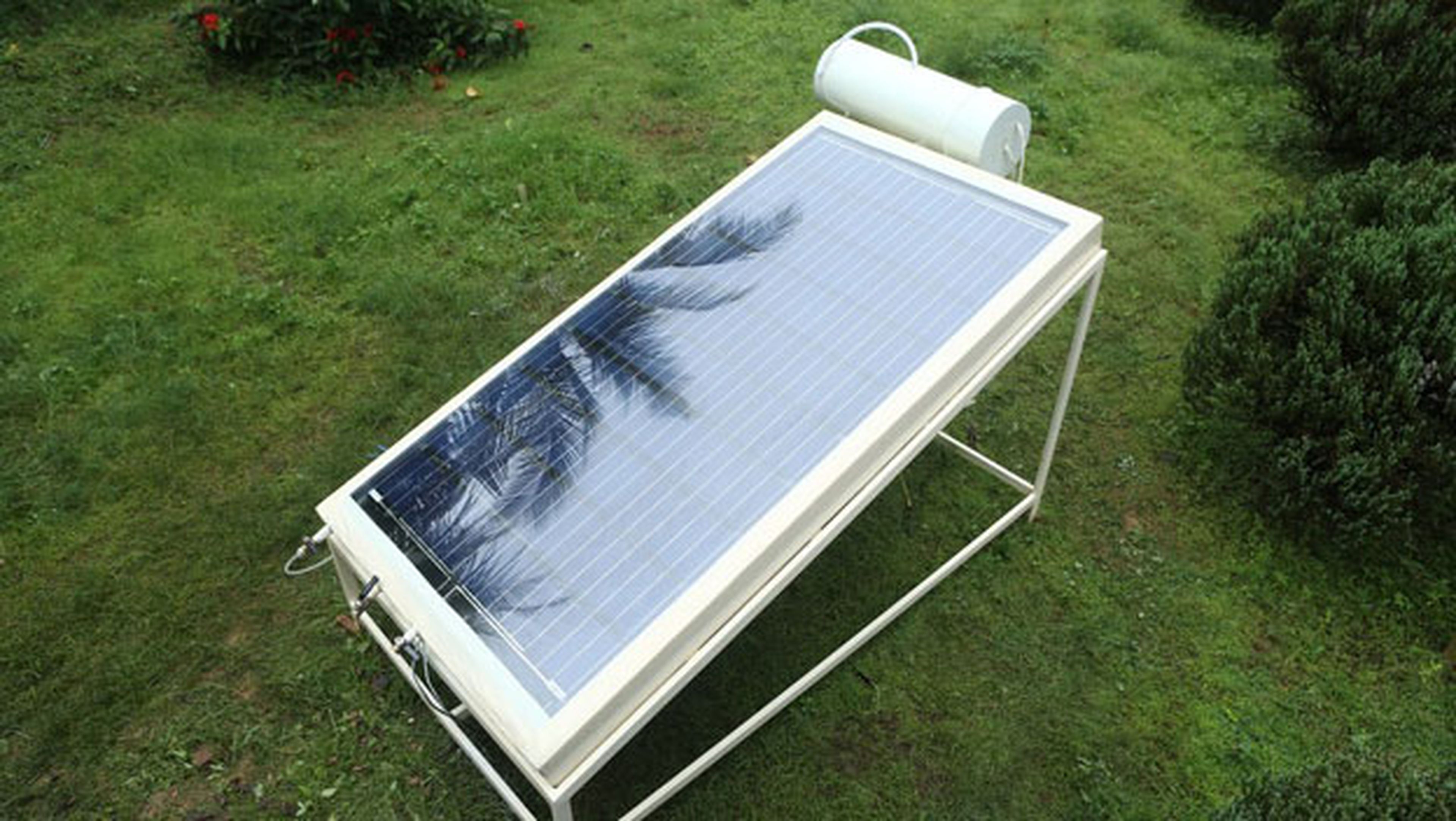 Desalinizador produce agua potable con energia solar