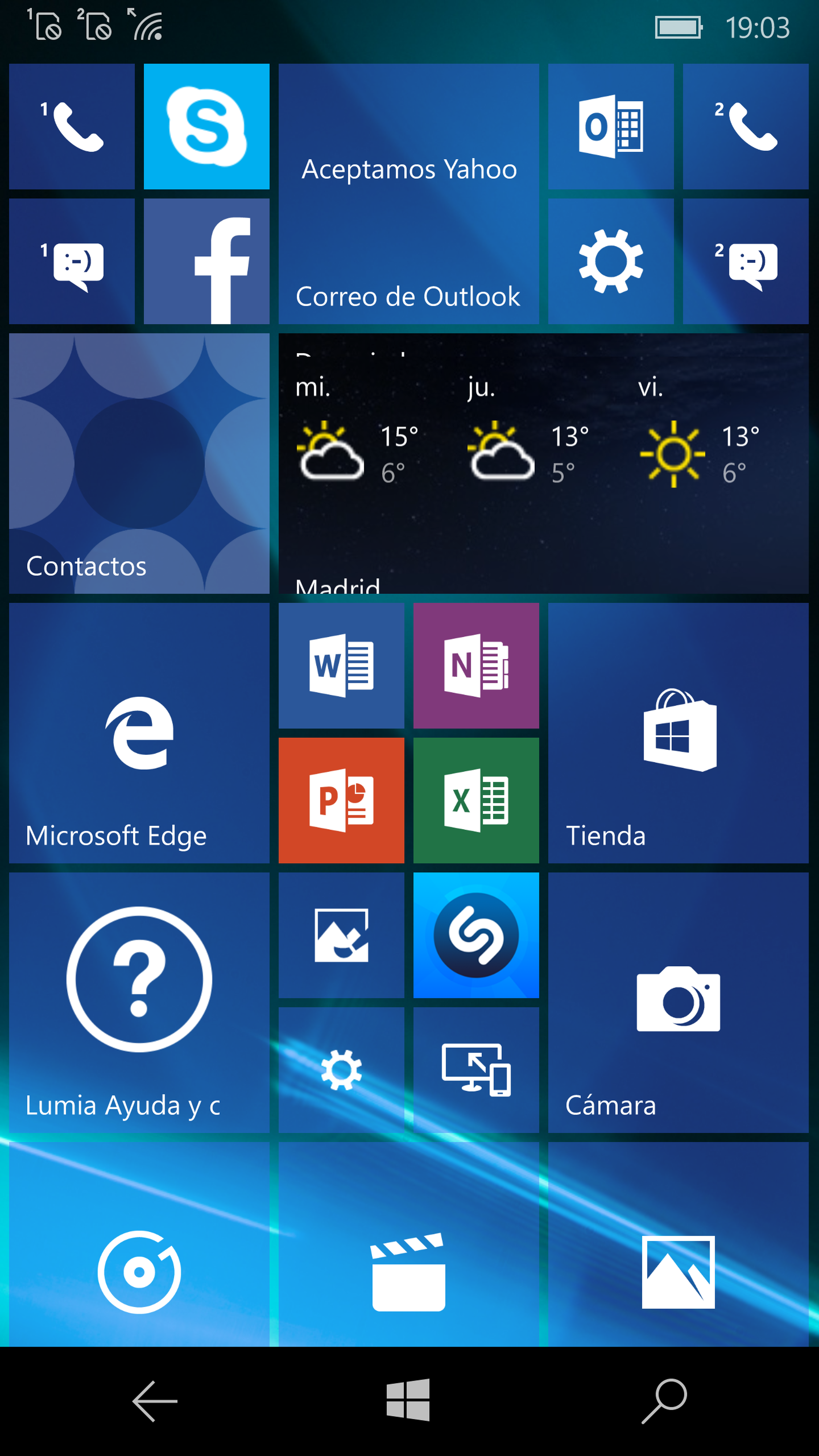 Windows 10 Mobile con Lumia 950