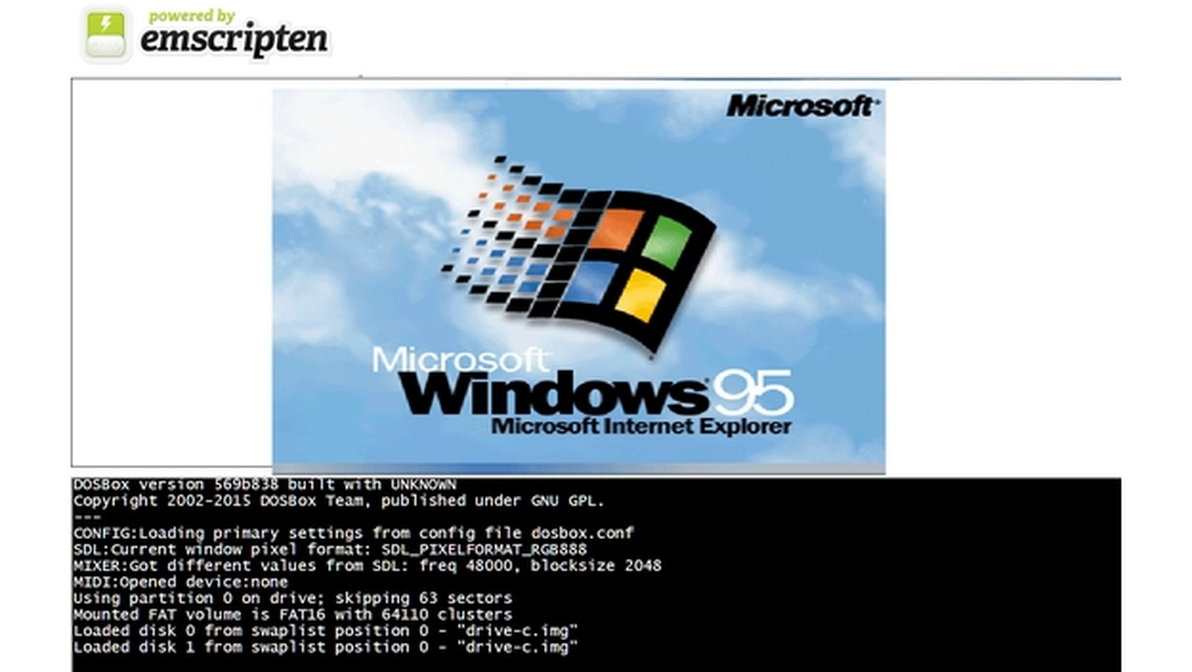 Descubre cómo ejecutar Windows 95 en el navegador sin instalación, por medio de un emulador