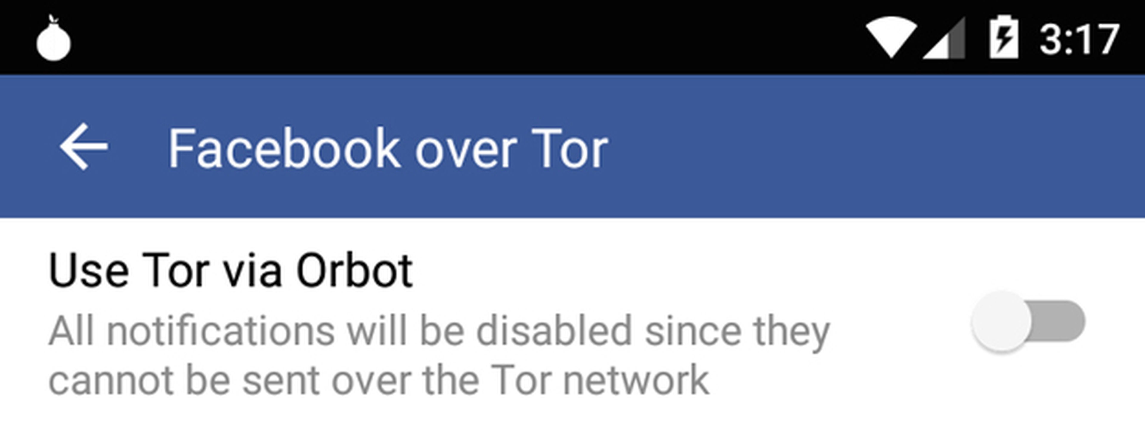 Navegación anónima en Facebook a través de Tor