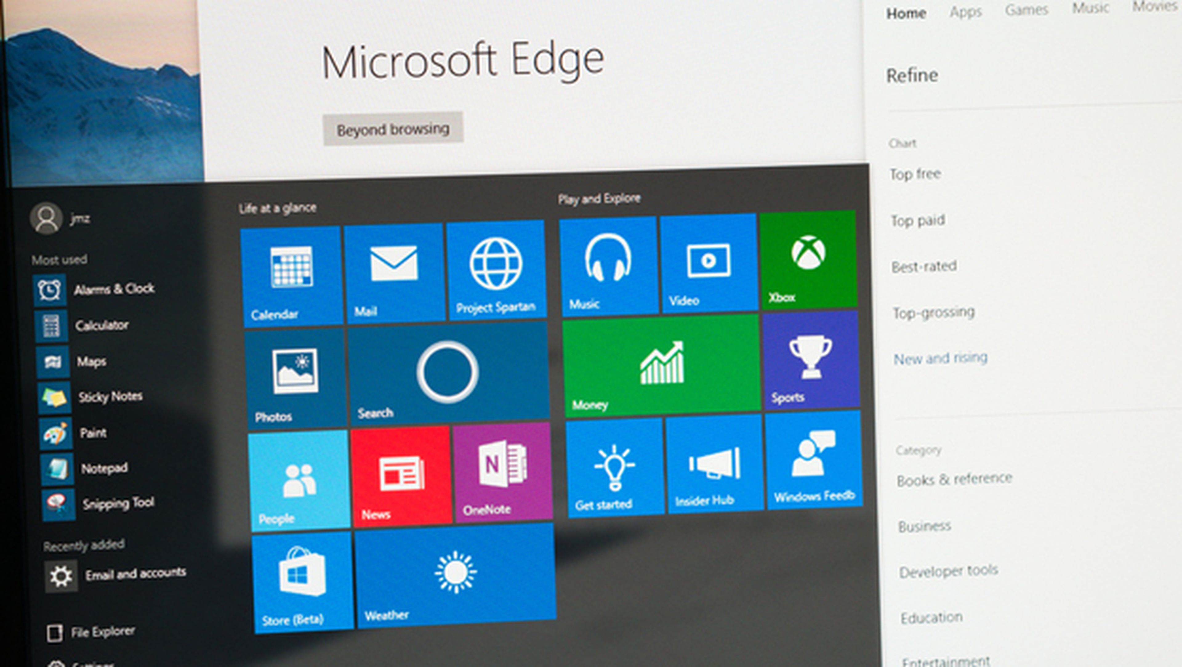 Novedades de Microsoft Edge, el navegador de Windows