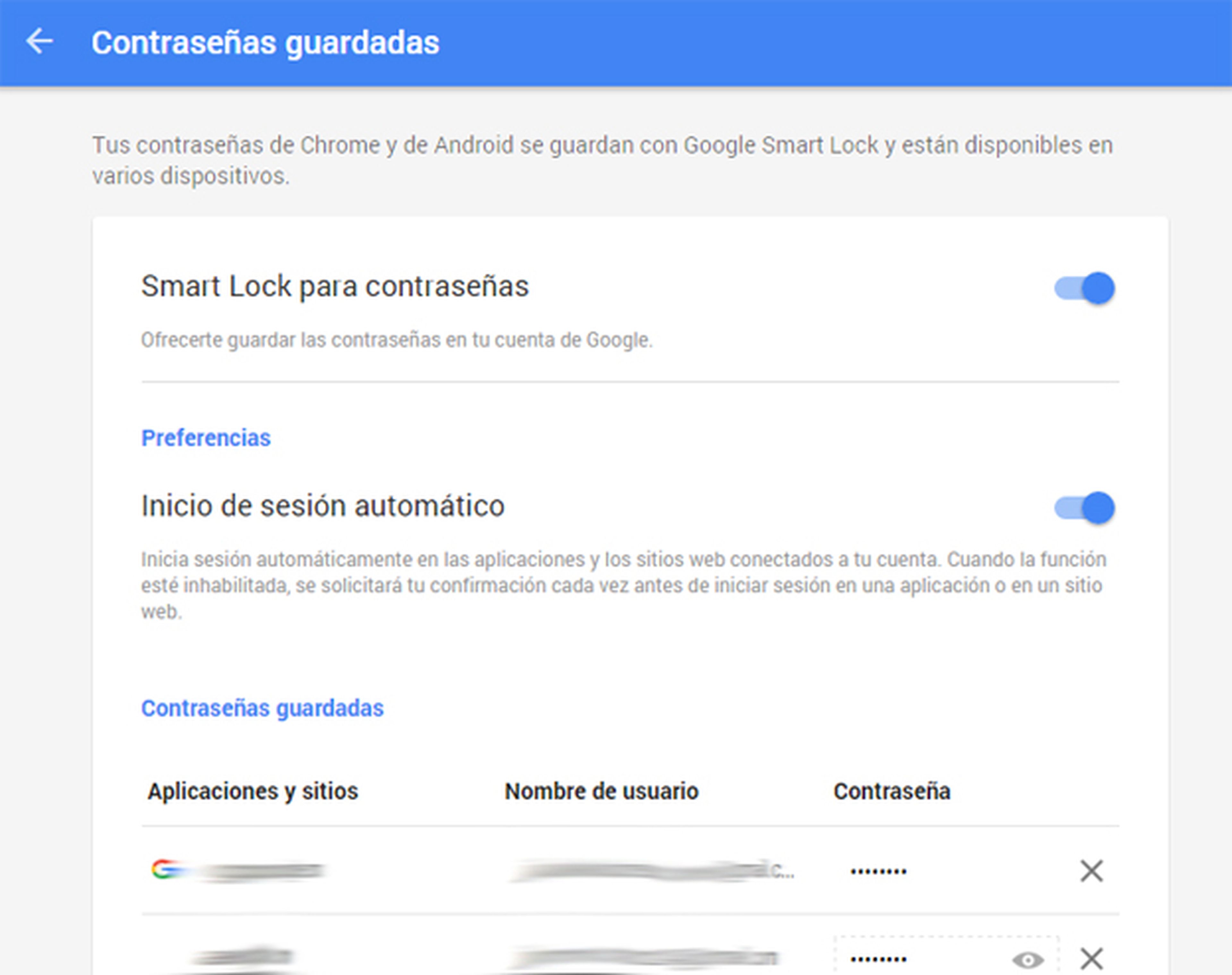 Acceder a las contraseñas de Gmail desde Google