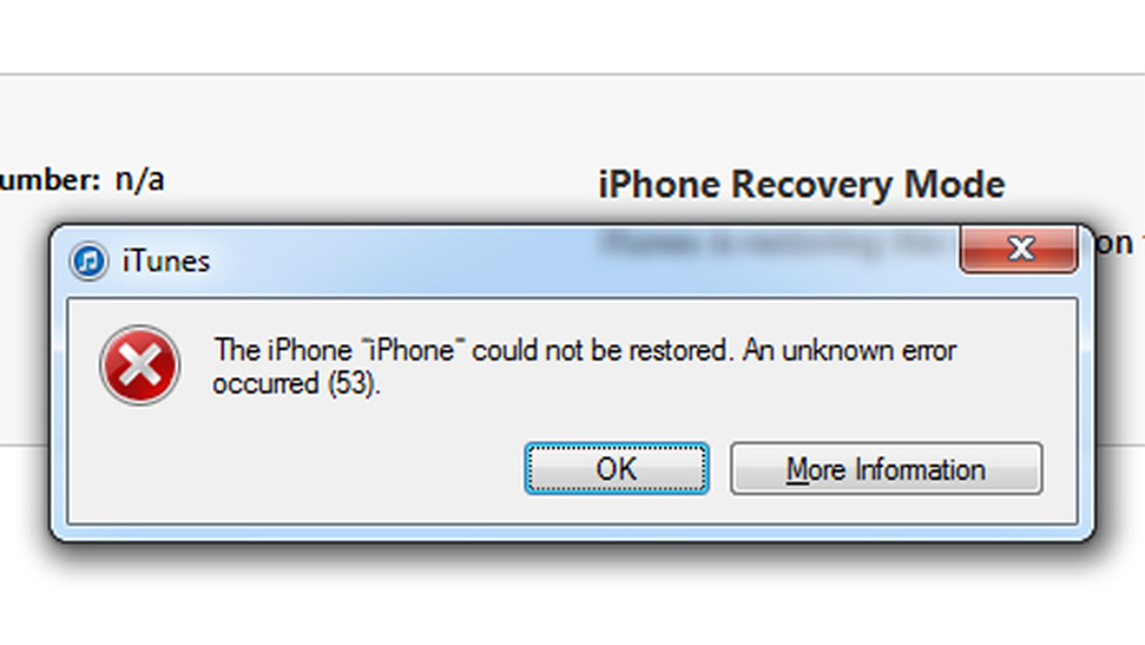 Bloqueo de los iPhone de Apple con el Error 53
