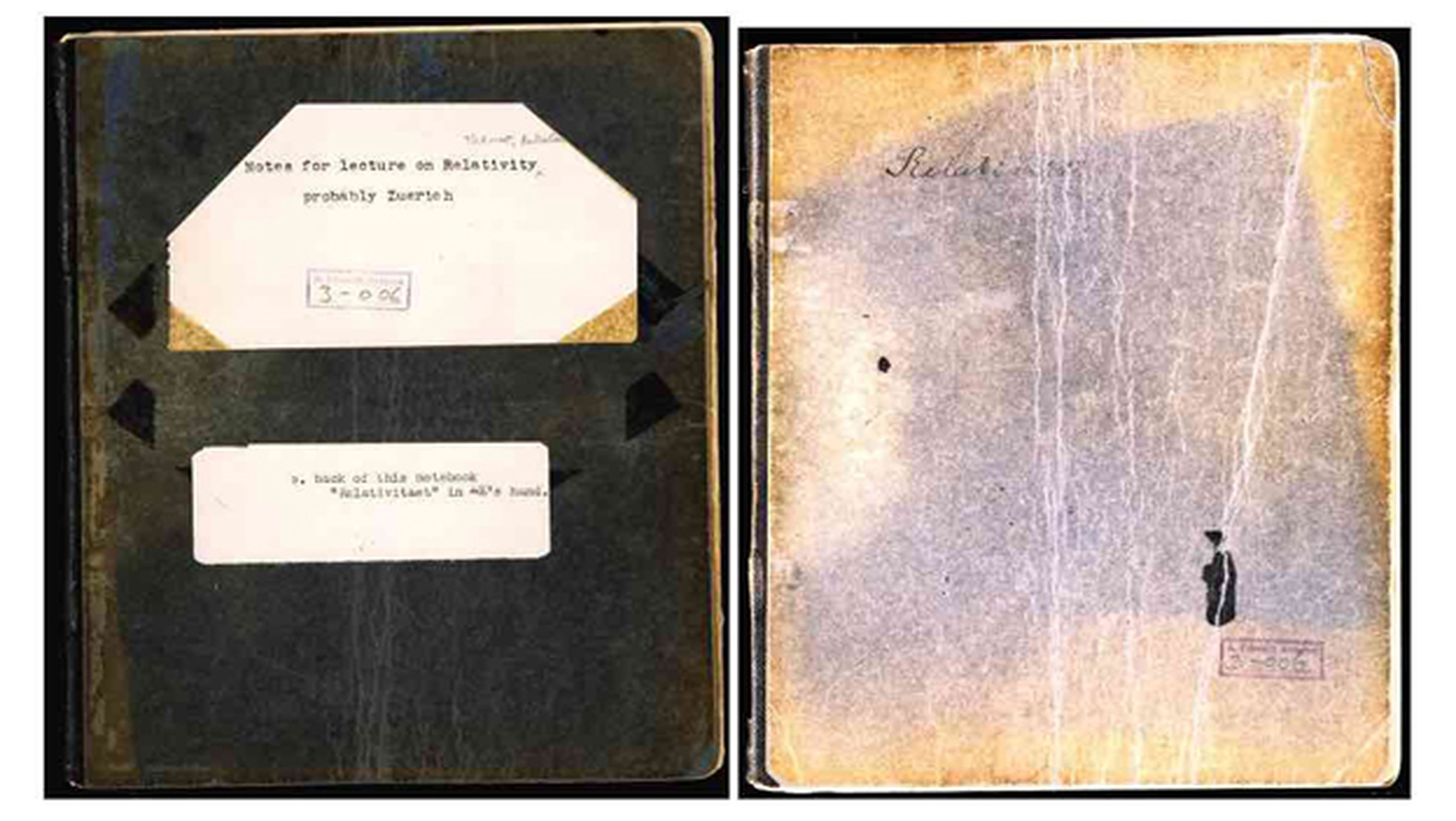 Cuaderno Zurich de Albert Einstein