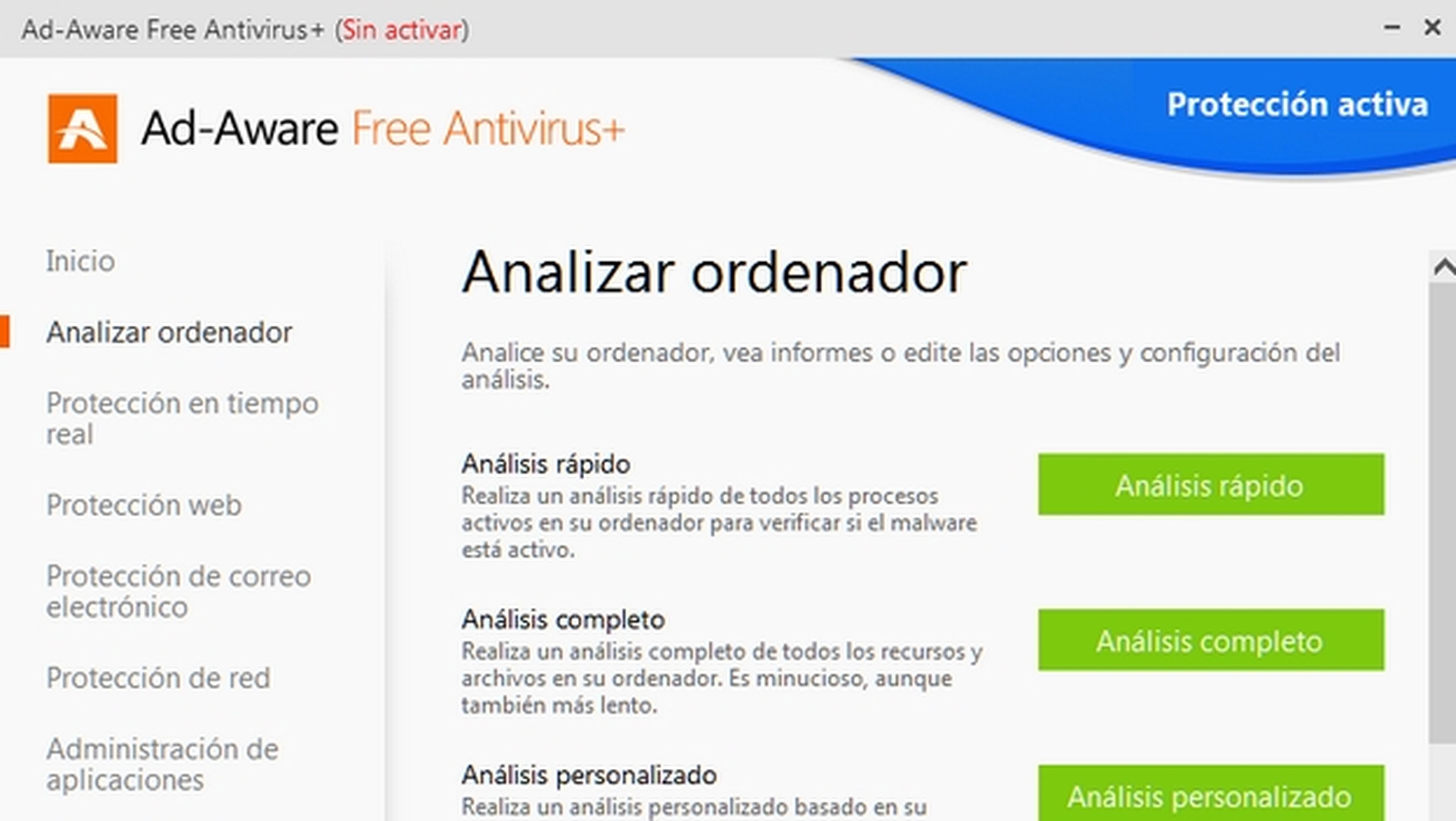 Ad-Aware Free Antivirus+ - Mejores antivirus gratis para PC de 2016