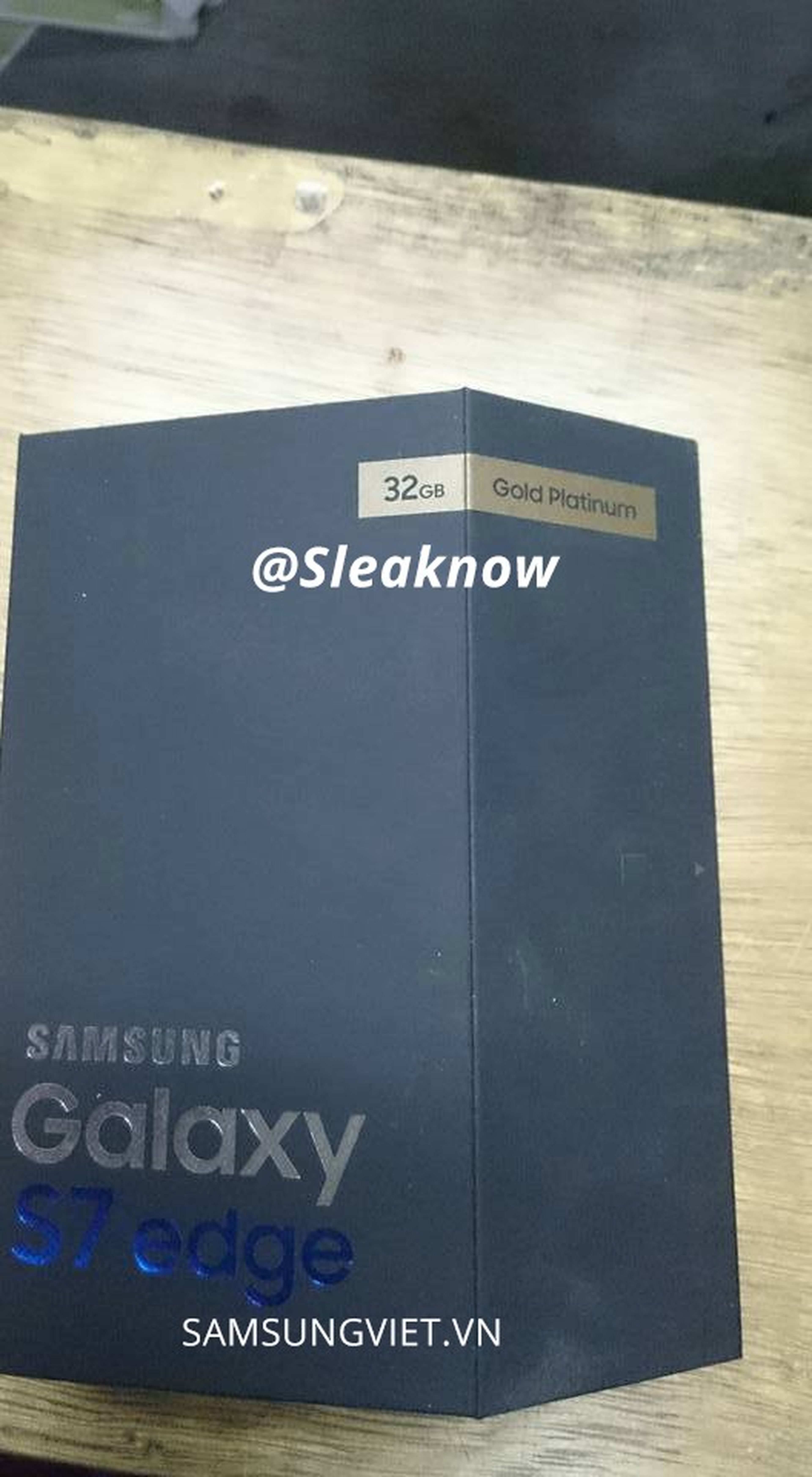 Así es la caja del Samsung Galaxy S7 Edge