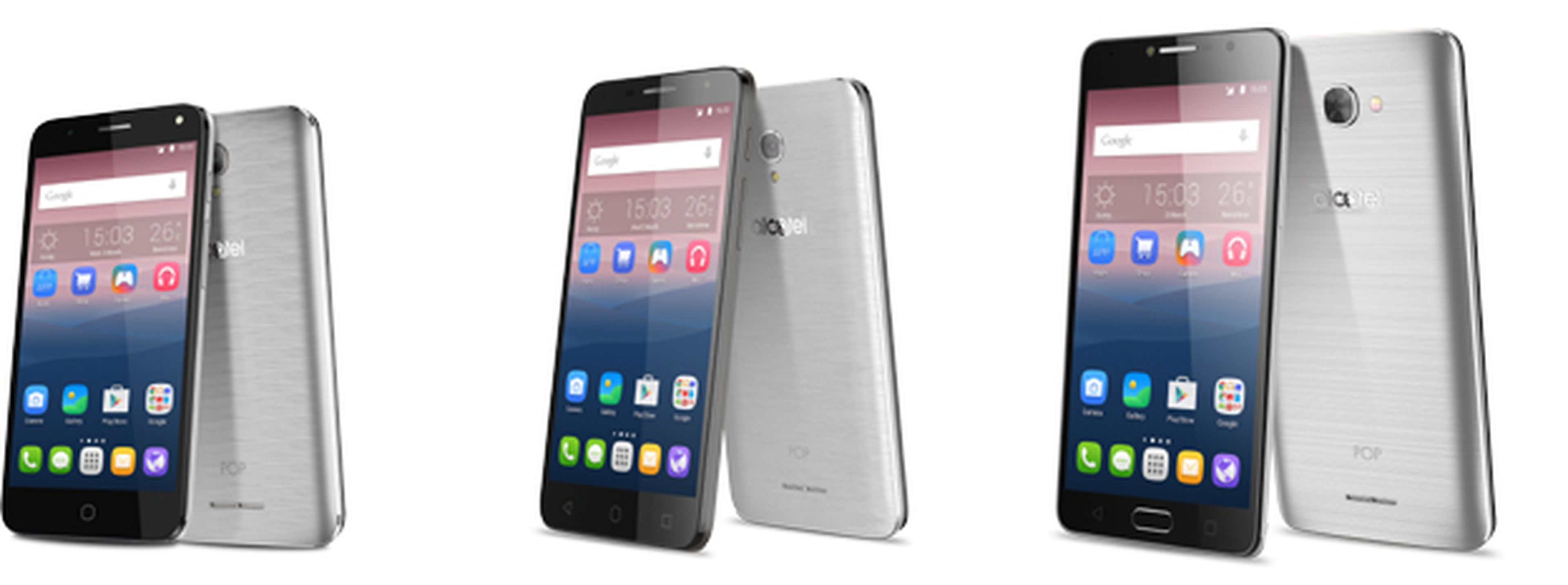 Alcatel Pop 4, Pop 4 Plus y Pop 4S