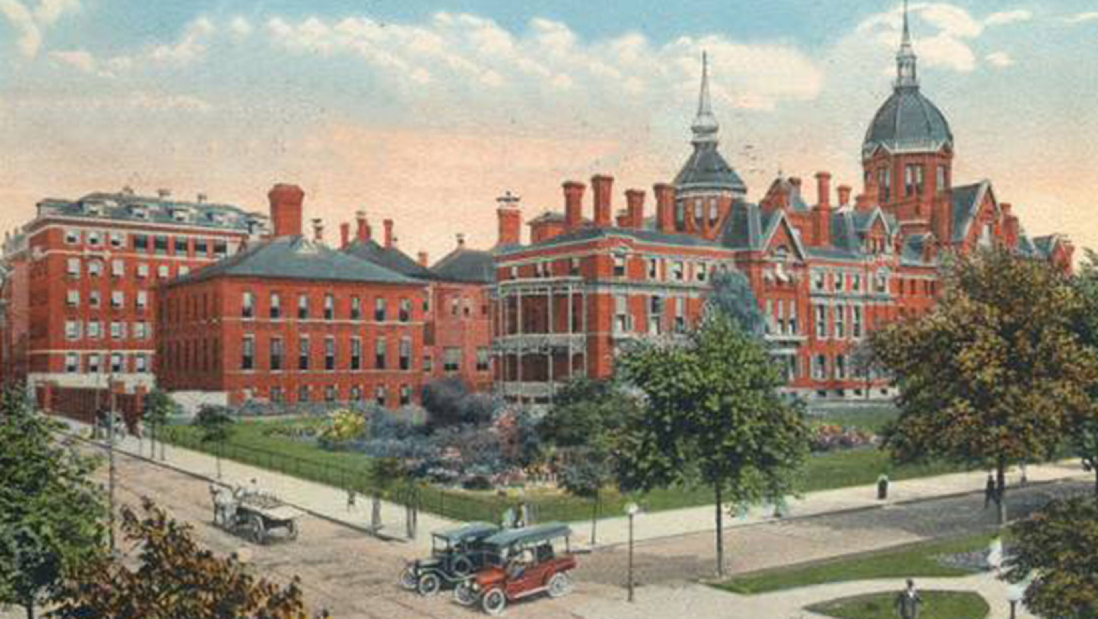 Ilustración del hospital John Hopkins
