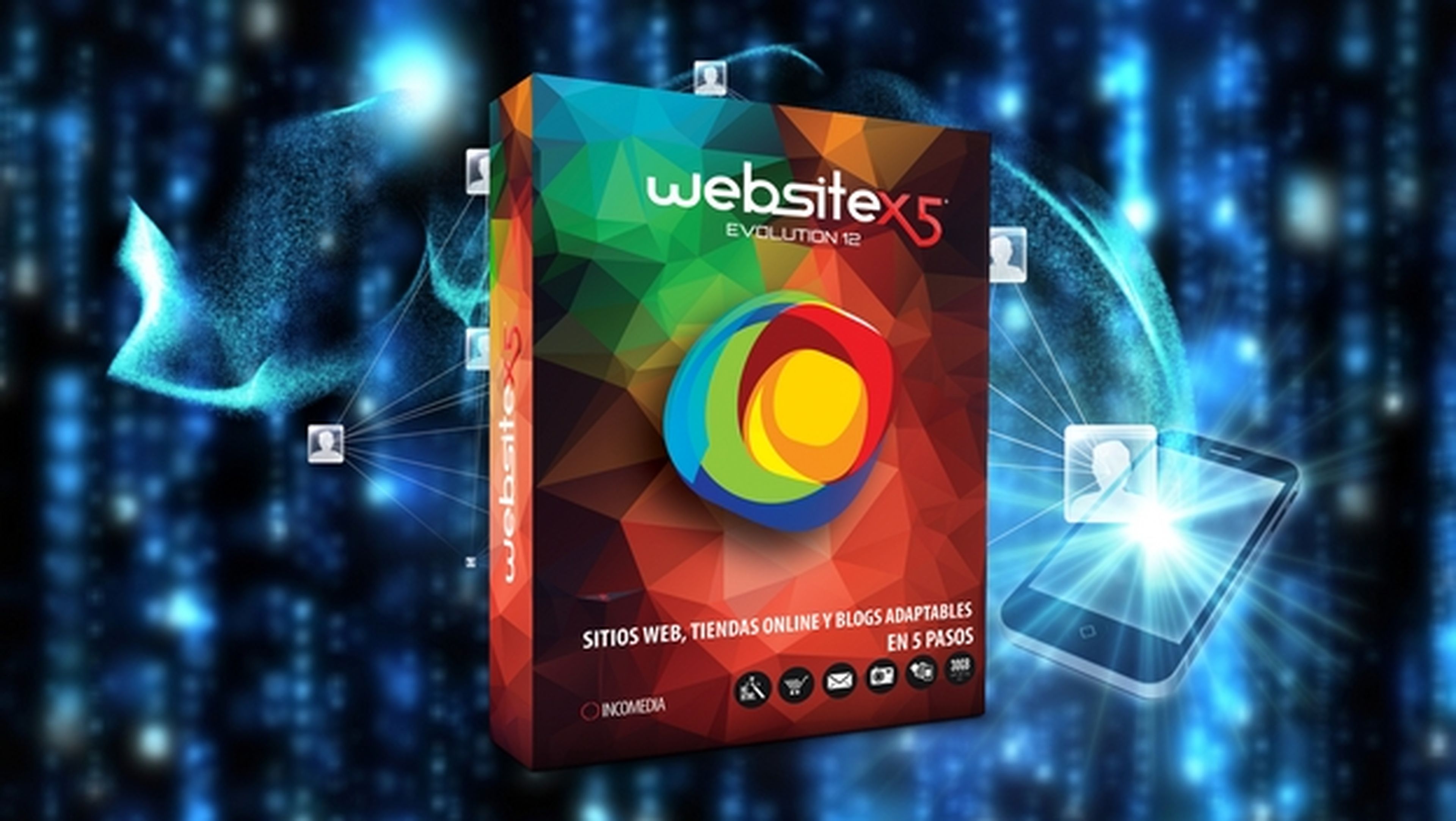 Crea páginas webs sin programar con WebSite X5 Evolution 12