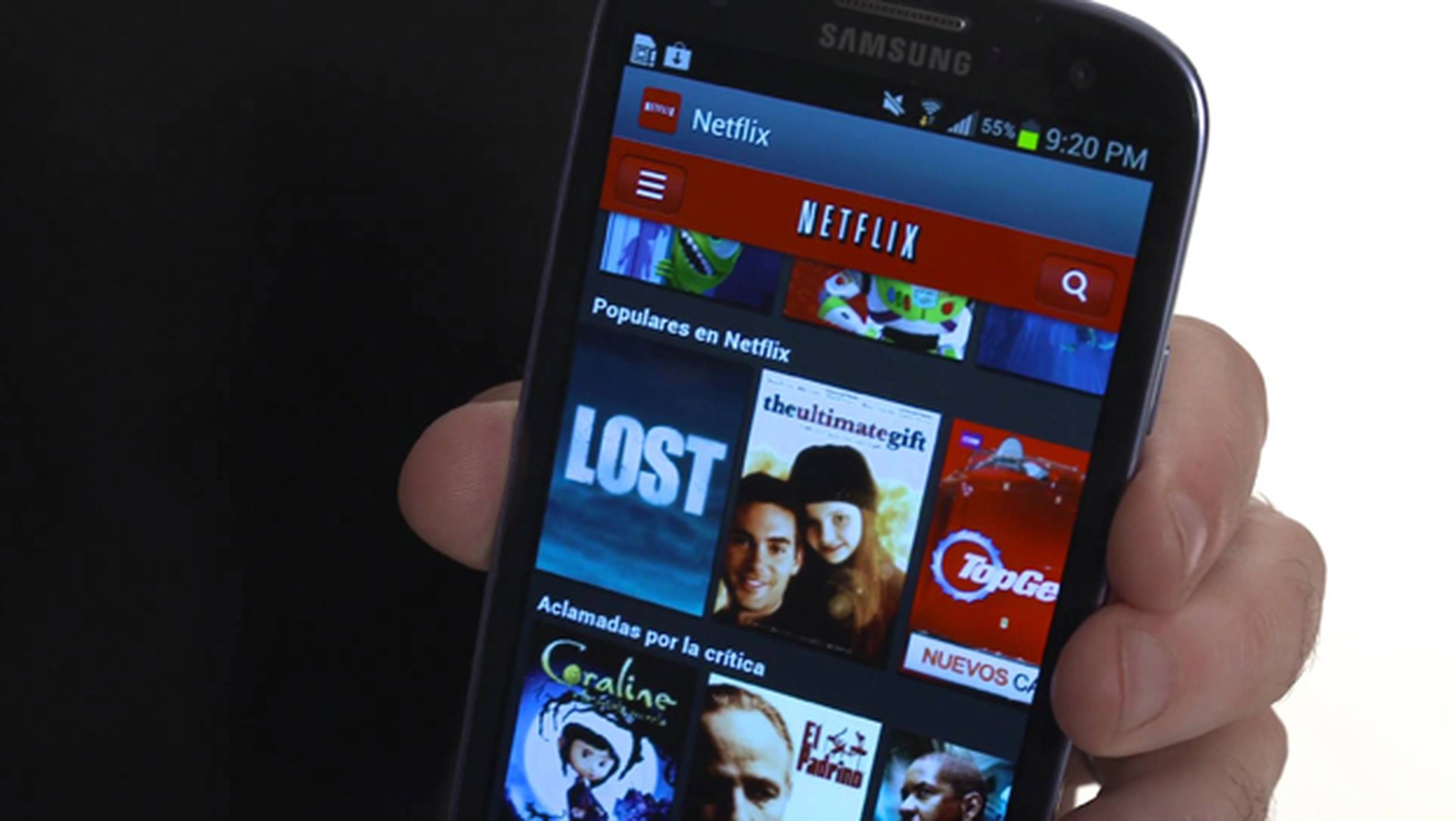 Ahorro de datos en Netflix en el móvil