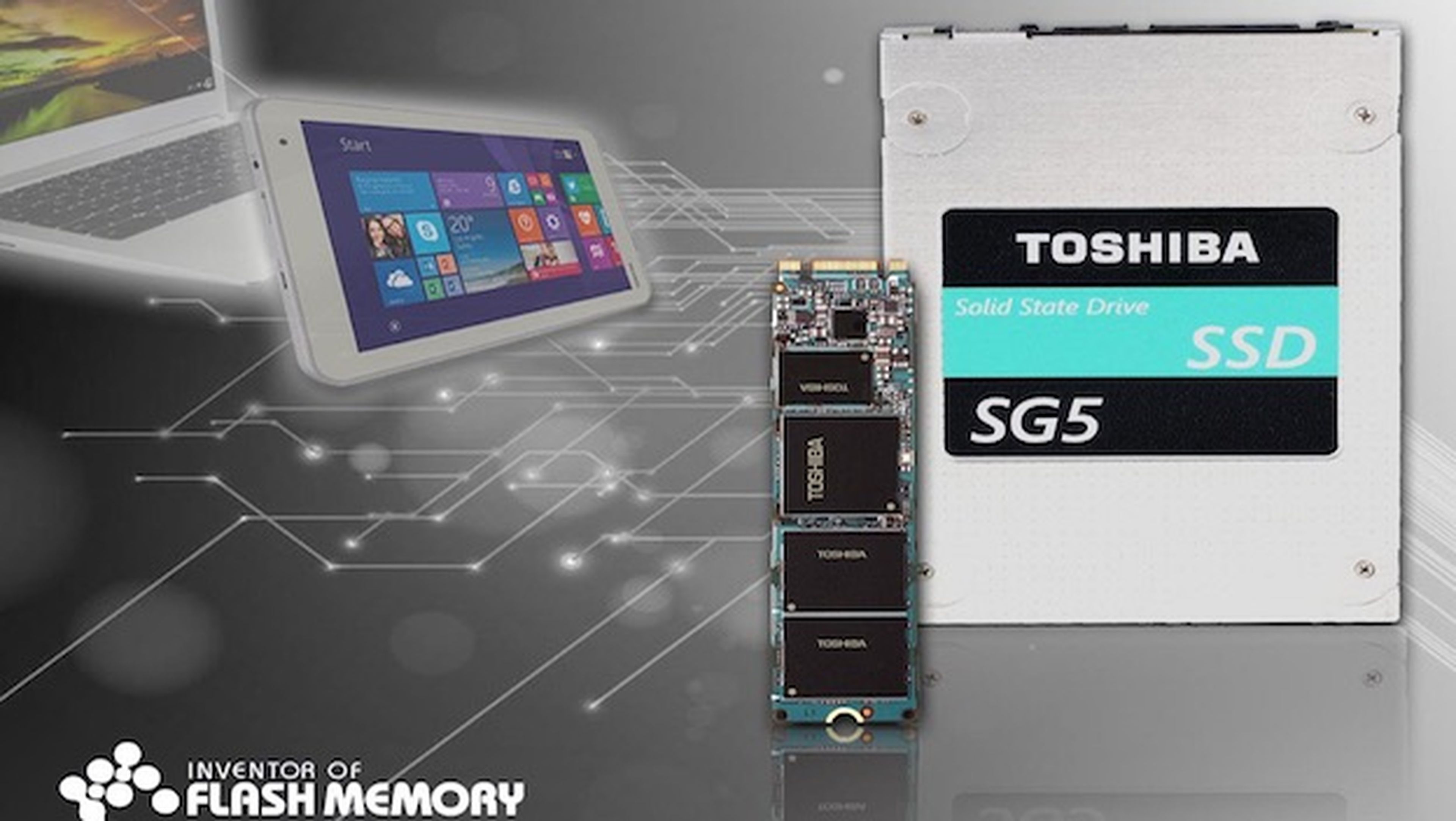 Toshiba anuncia el nuevo SG5 SSD con memoria Flash