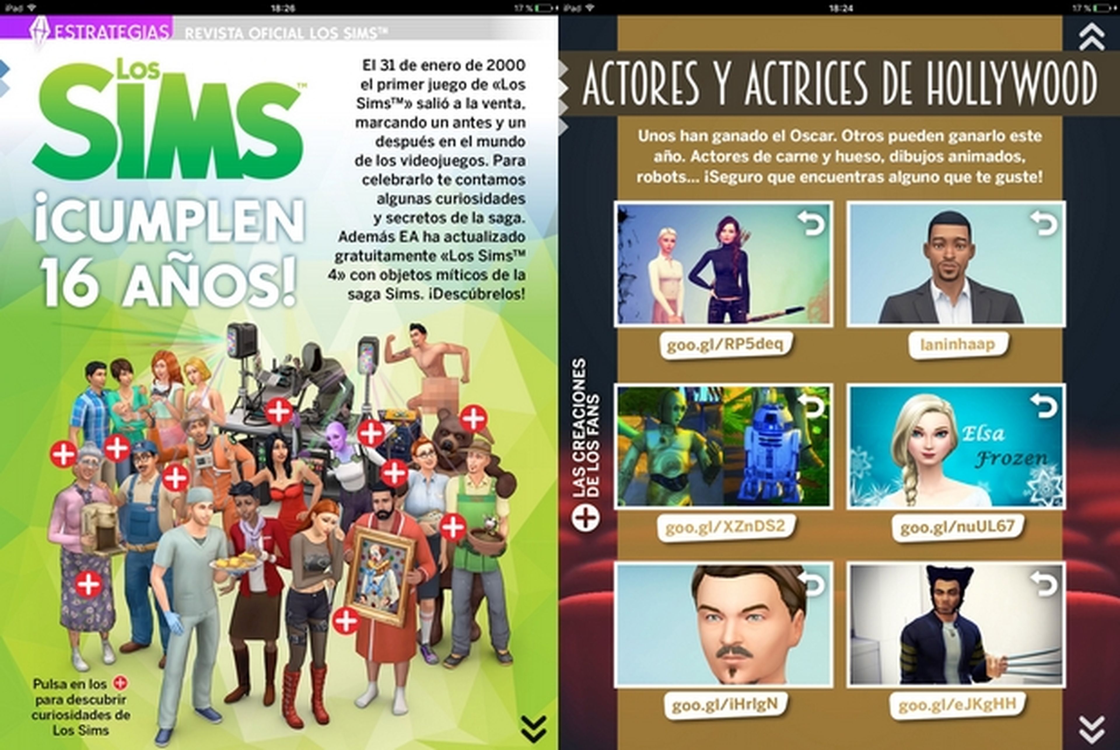 Los Sims cumplen 16 años en la Revista Oficial de los Sims número 23