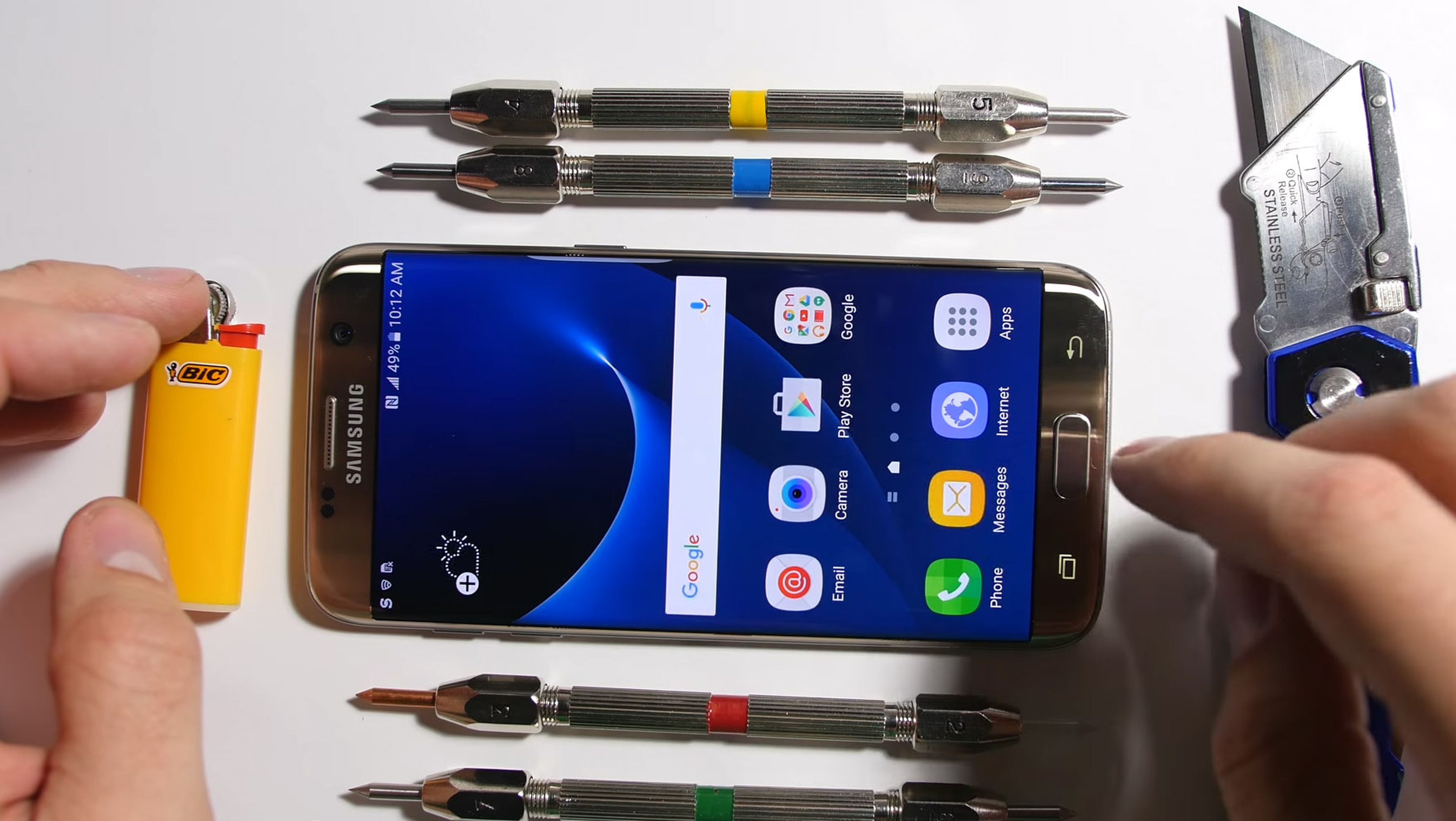 Test de tortura del Samsung Galaxy S7 Edge