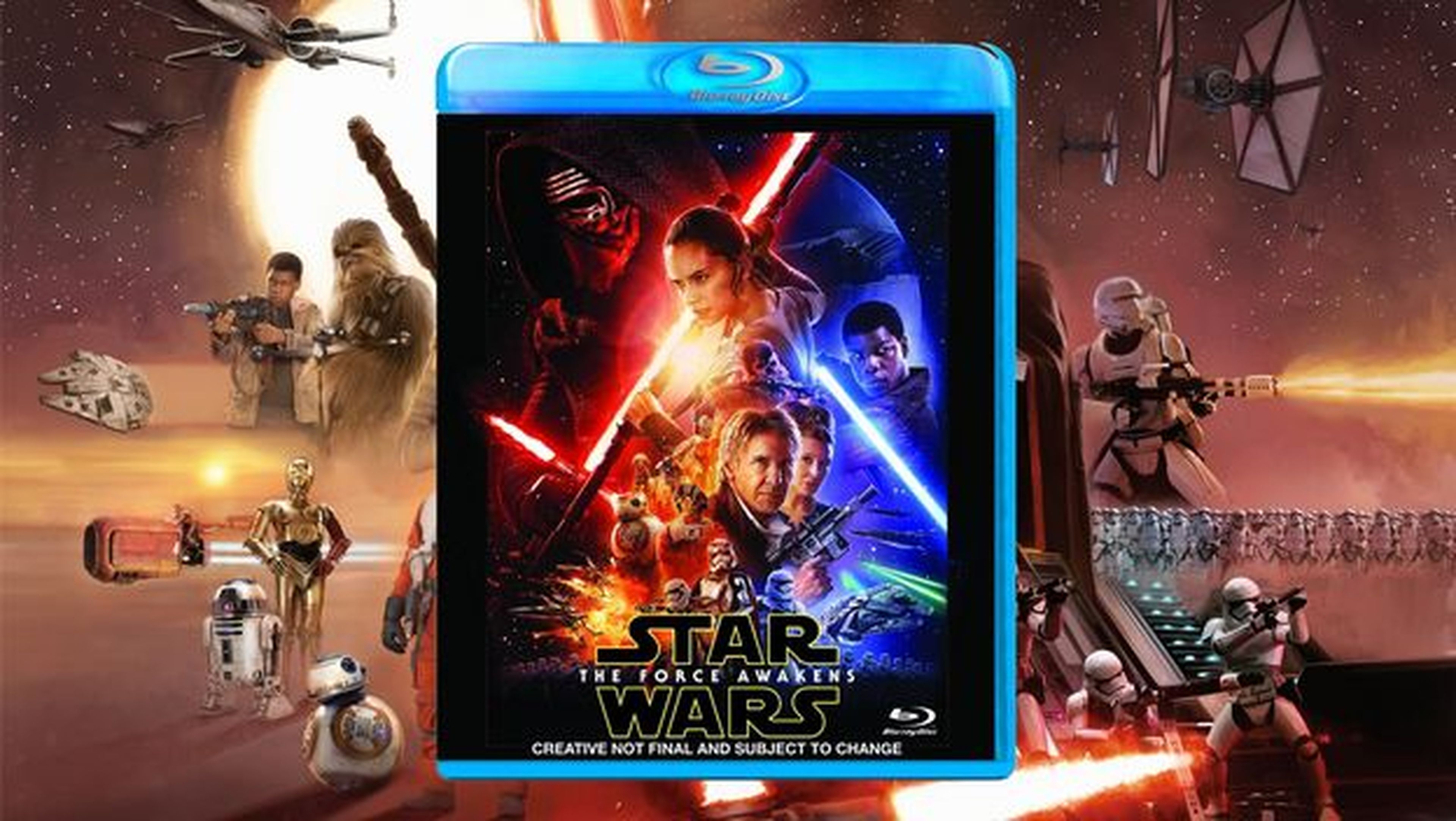 star wars 7 en dvd y blu-ray