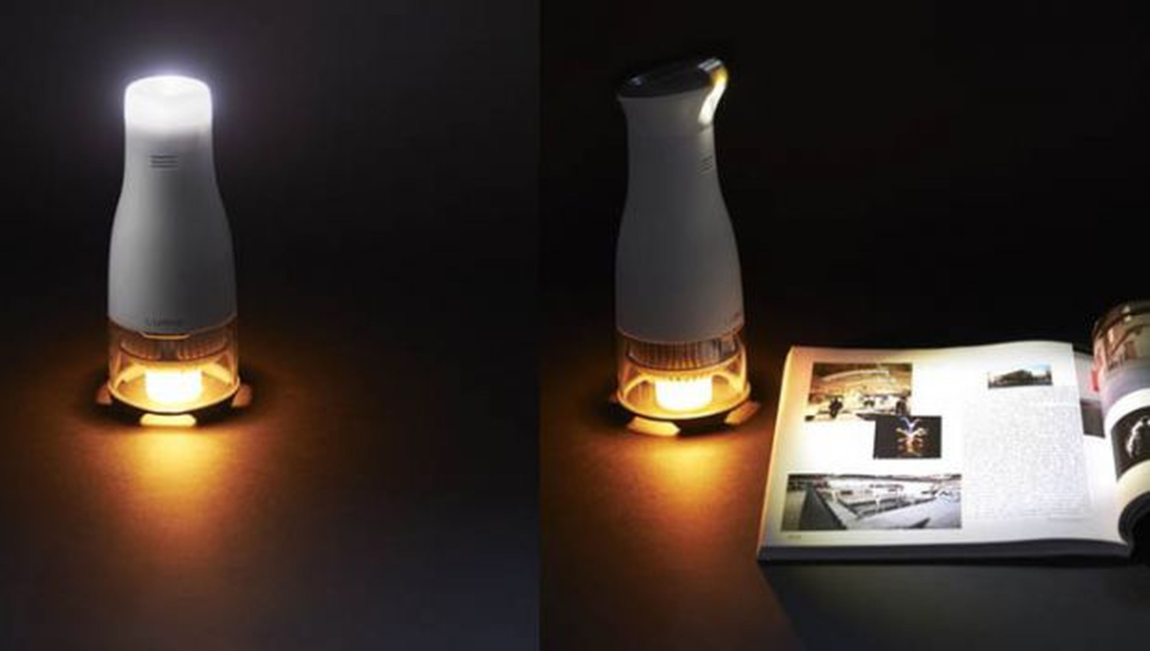 Modelos de Lumir C, la lámpara LED que funciona gracias a una vela