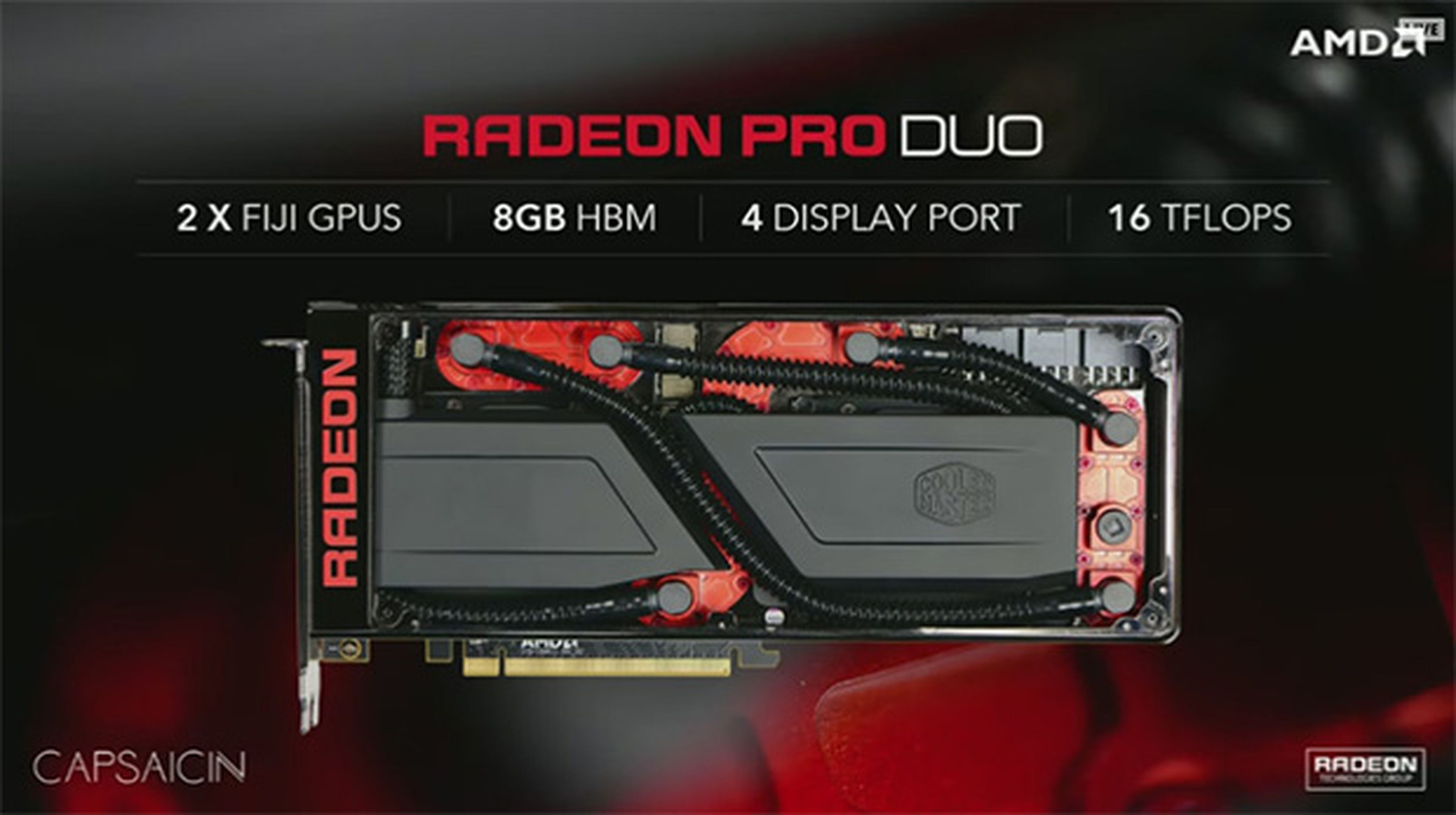 Regriferación líquida en Radeon Pro Duo