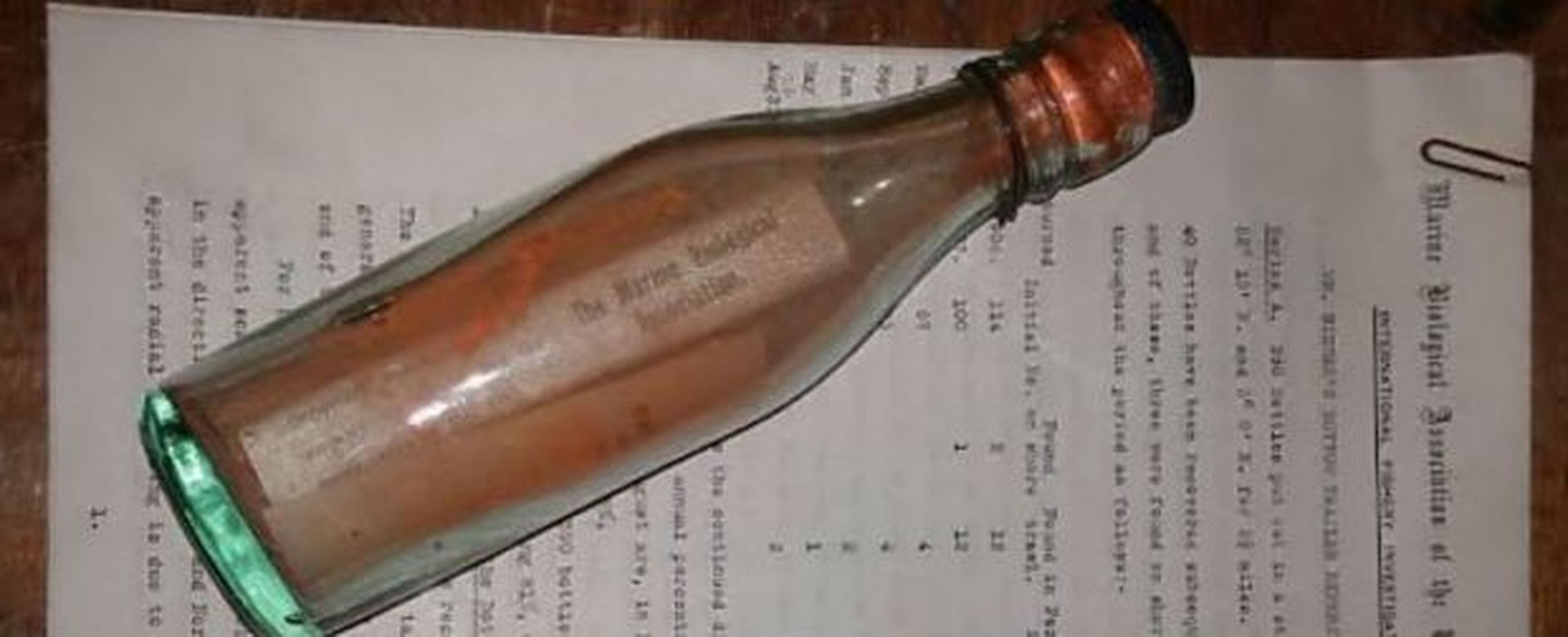 mensaje botella más antiguo